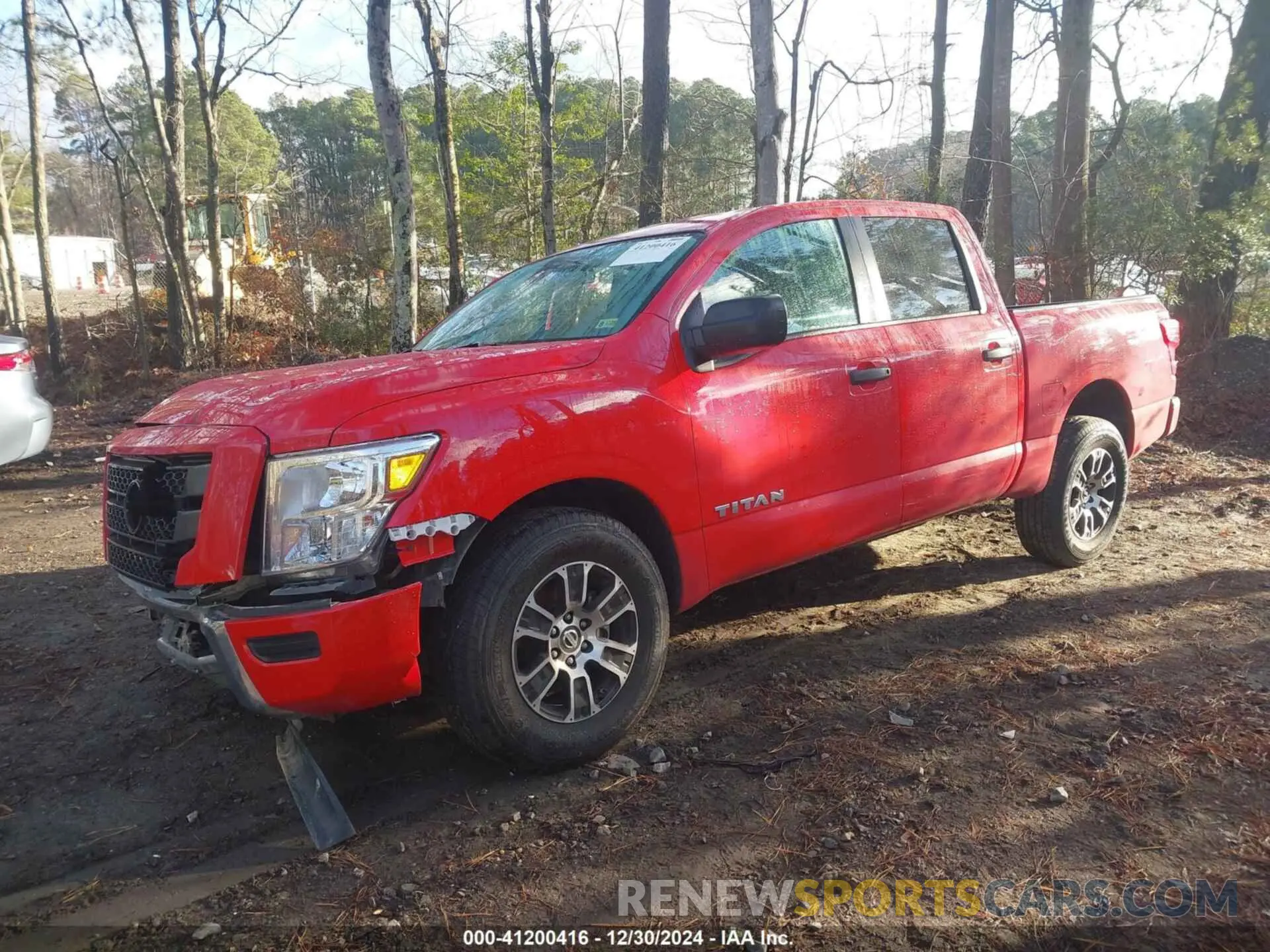 2 fotografías del automóvil dañado 1N6AA1EE2NN104721 NISSAN TITAN 2022