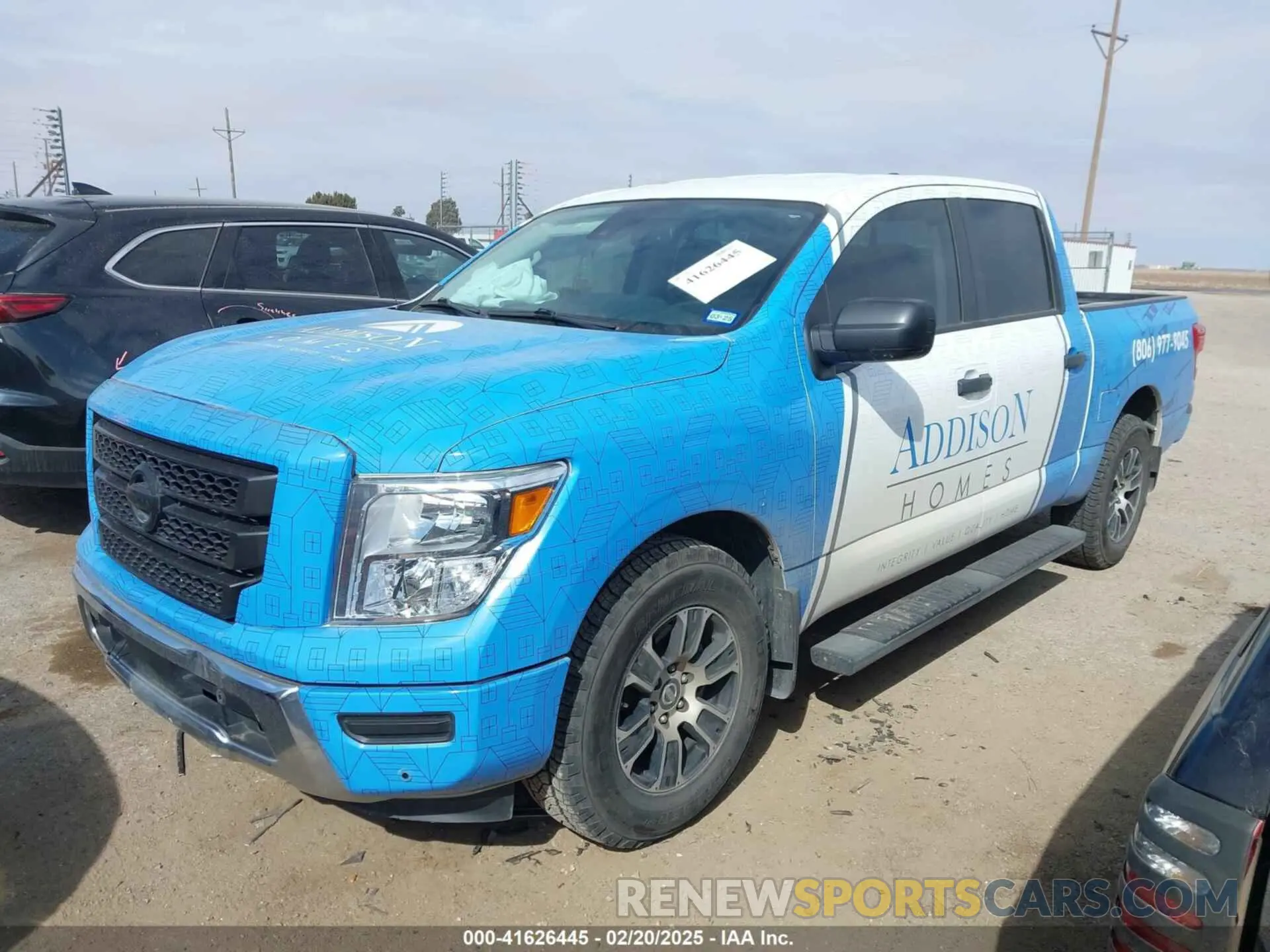 2 fotografías del automóvil dañado 1N6AA1EF6NN104519 NISSAN TITAN 2022