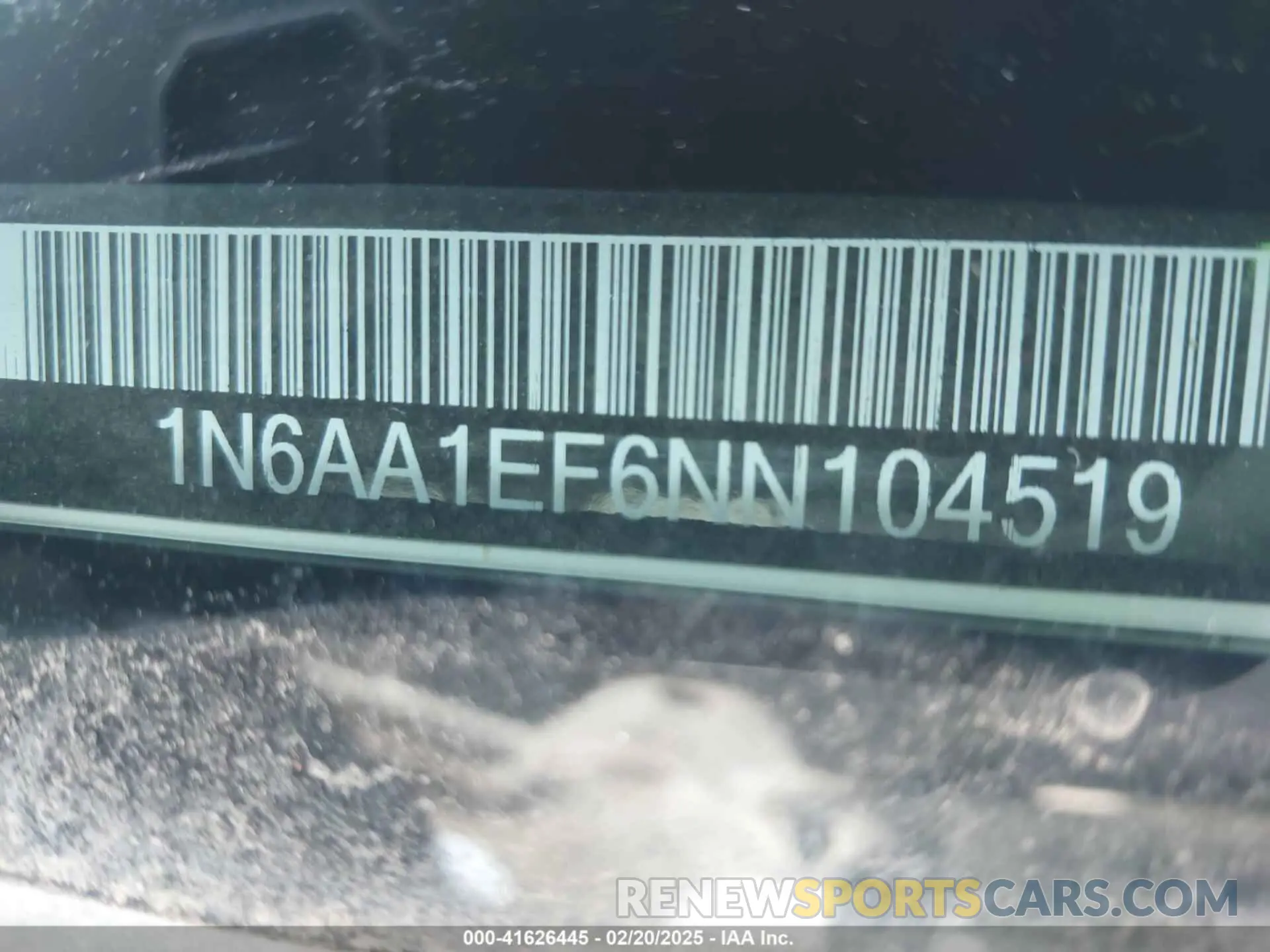 9 fotografías del automóvil dañado 1N6AA1EF6NN104519 NISSAN TITAN 2022