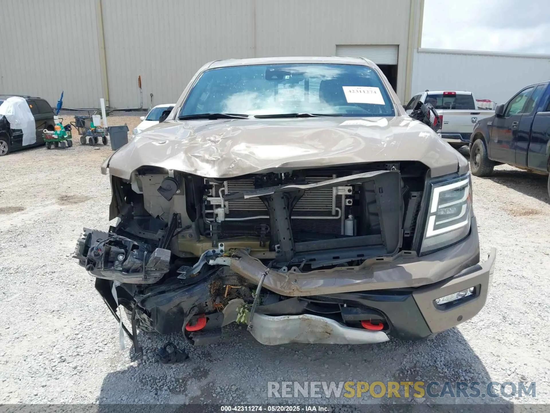 12 fotografías del automóvil dañado 1N6AA1ED0PN112536 NISSAN TITAN 2023