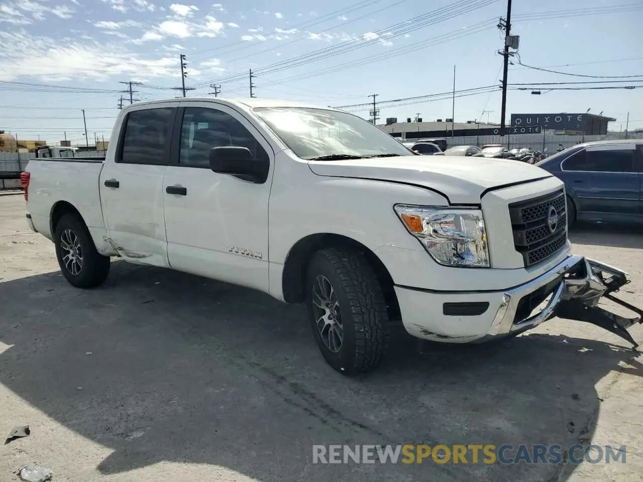 4 fotografías del automóvil dañado 1N6AA1EE1PN111002 NISSAN TITAN 2023