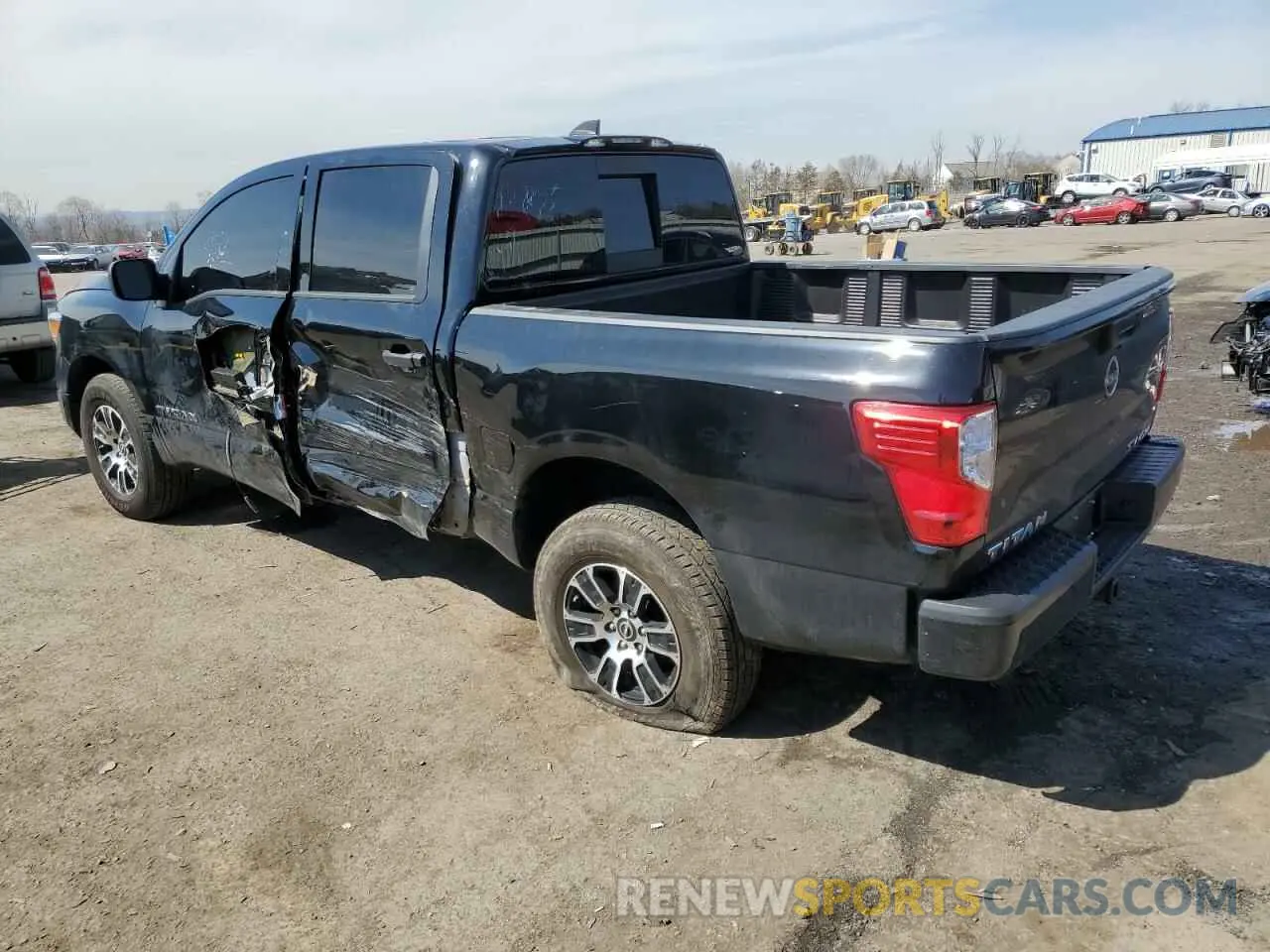 2 fotografías del automóvil dañado 1N6AA1EC2RN101063 NISSAN TITAN 2024