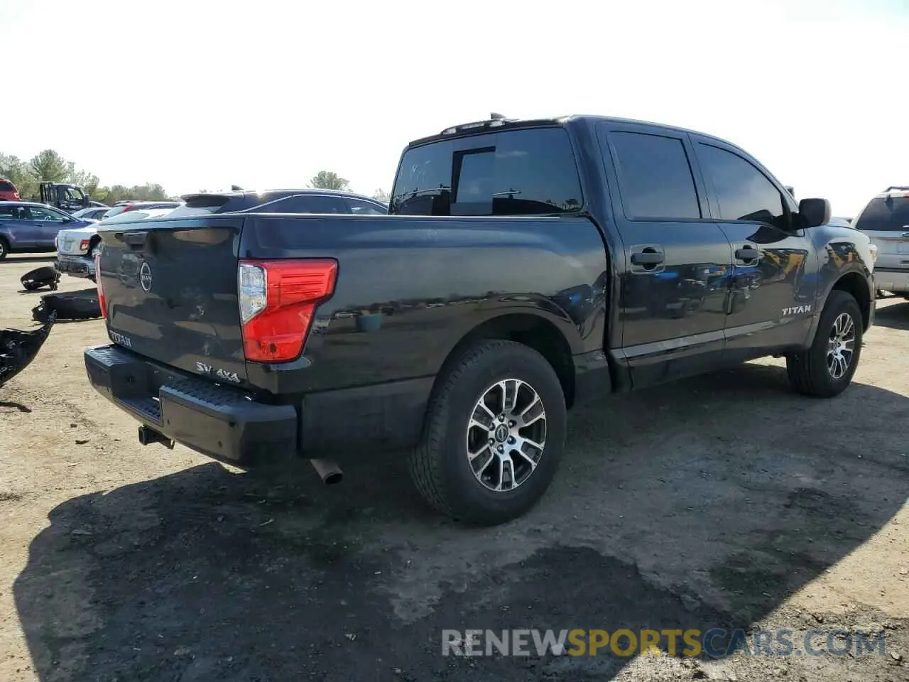 3 fotografías del automóvil dañado 1N6AA1EC2RN101063 NISSAN TITAN 2024