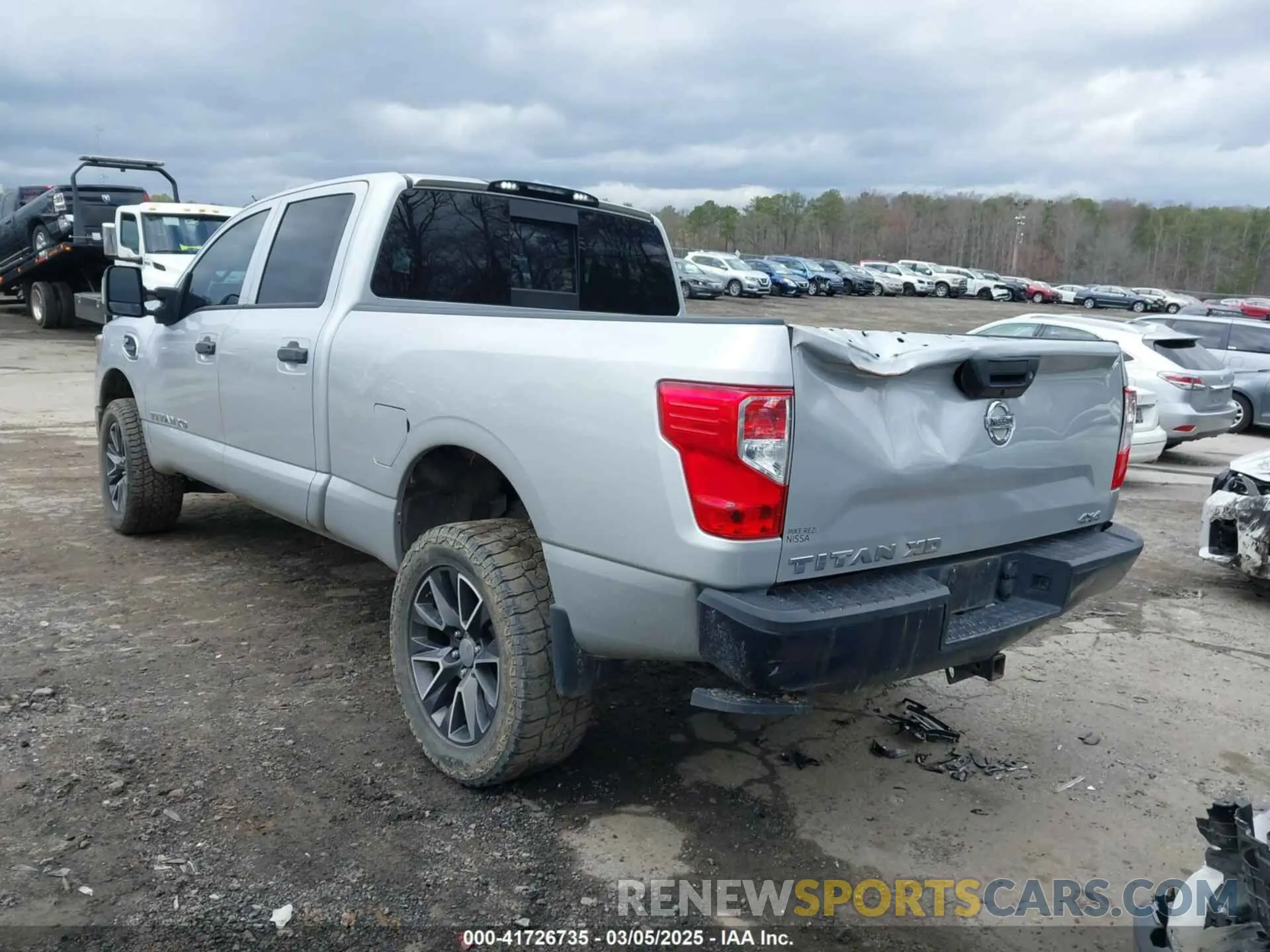 3 fotografías del automóvil dañado 1N6BA1F33KN514599 NISSAN TITAN XD 2019