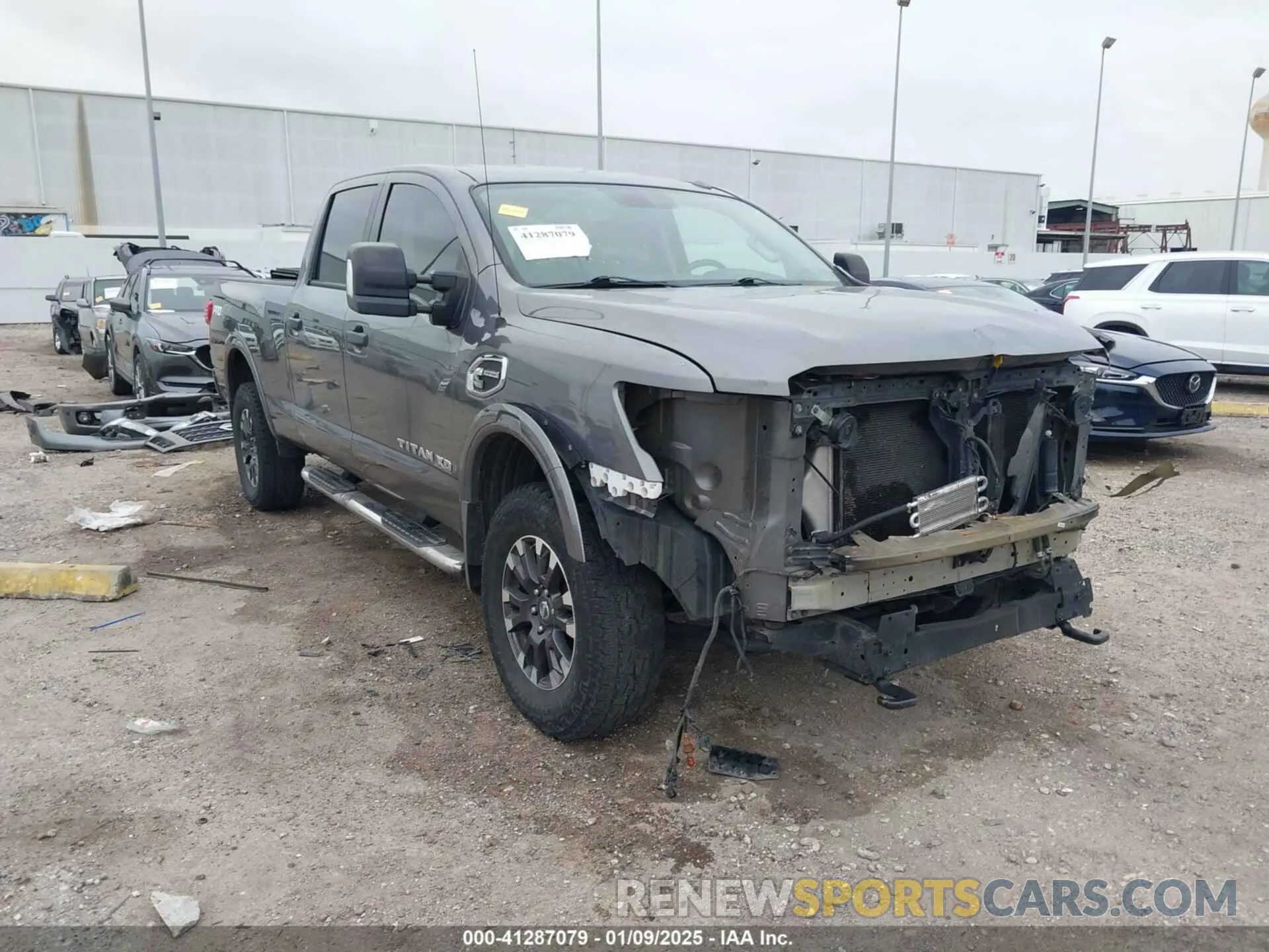 1 fotografías del automóvil dañado 1N6BA1F44KN509548 NISSAN TITAN XD 2019