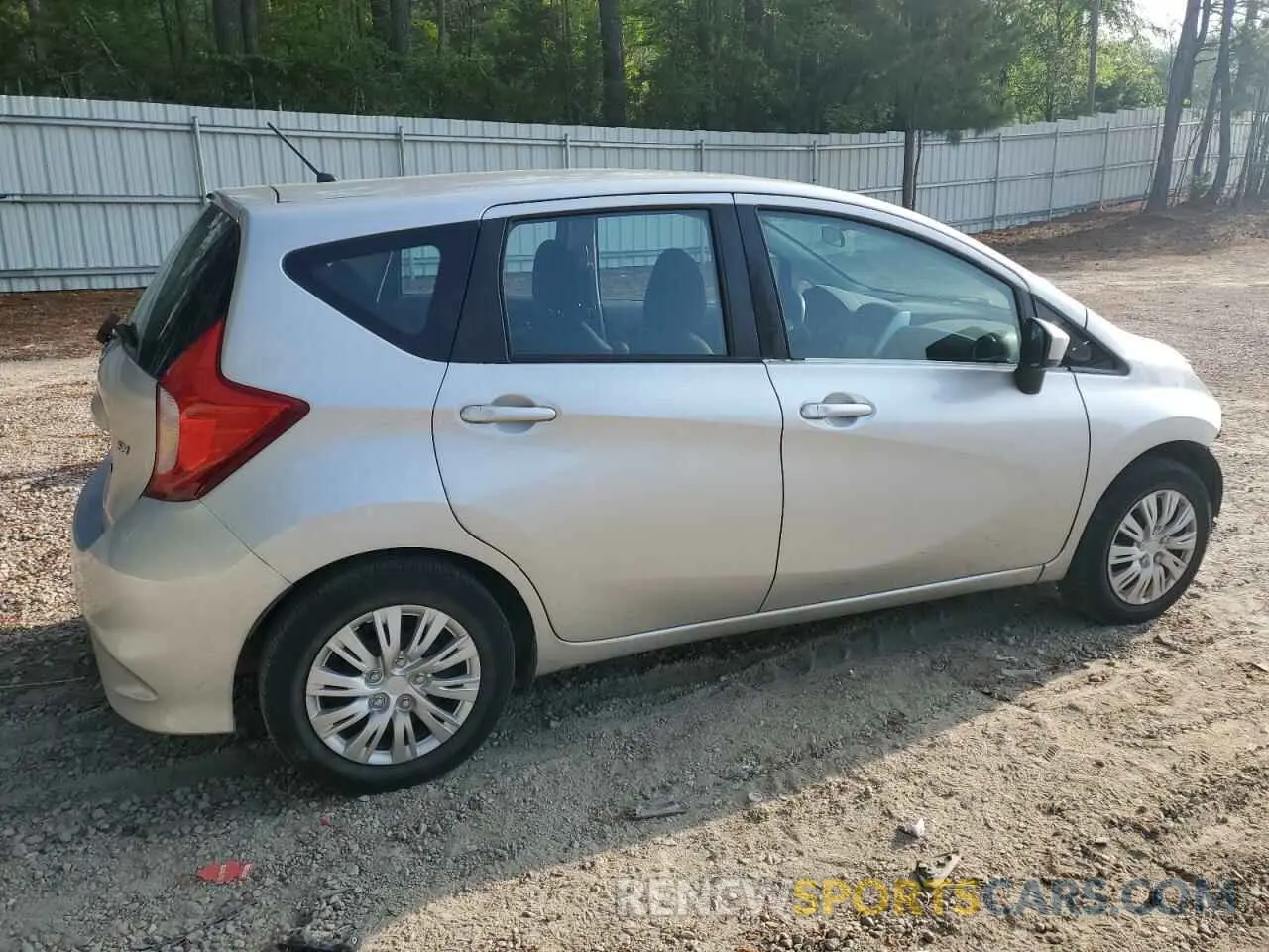 3 fotografías del automóvil dañado 3N1CE2CP2KL353948 NISSAN VERSA 2019