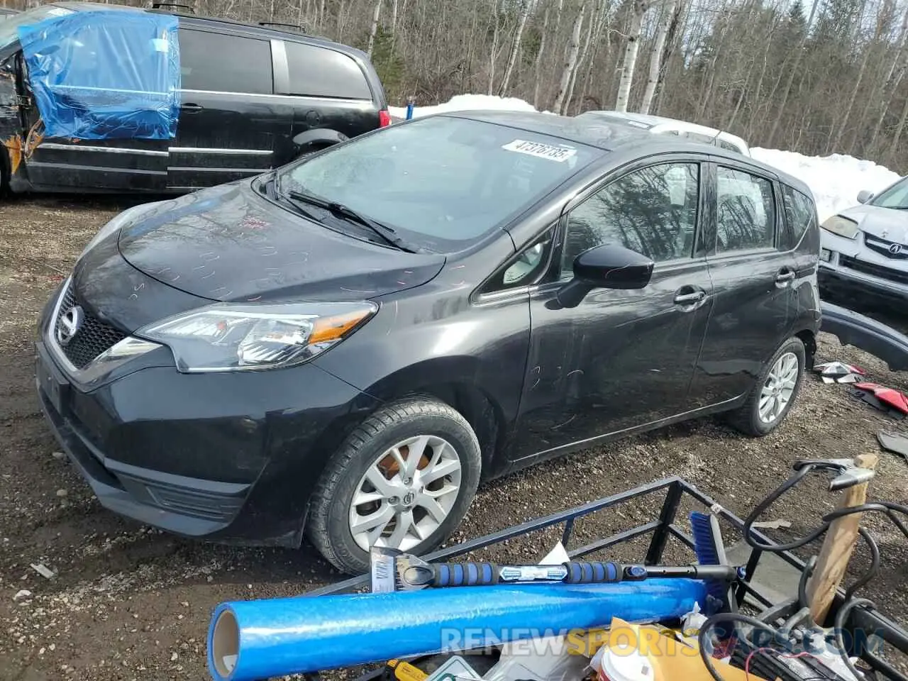 1 fotografías del automóvil dañado 3N1CE2CP3KL359838 NISSAN VERSA 2019