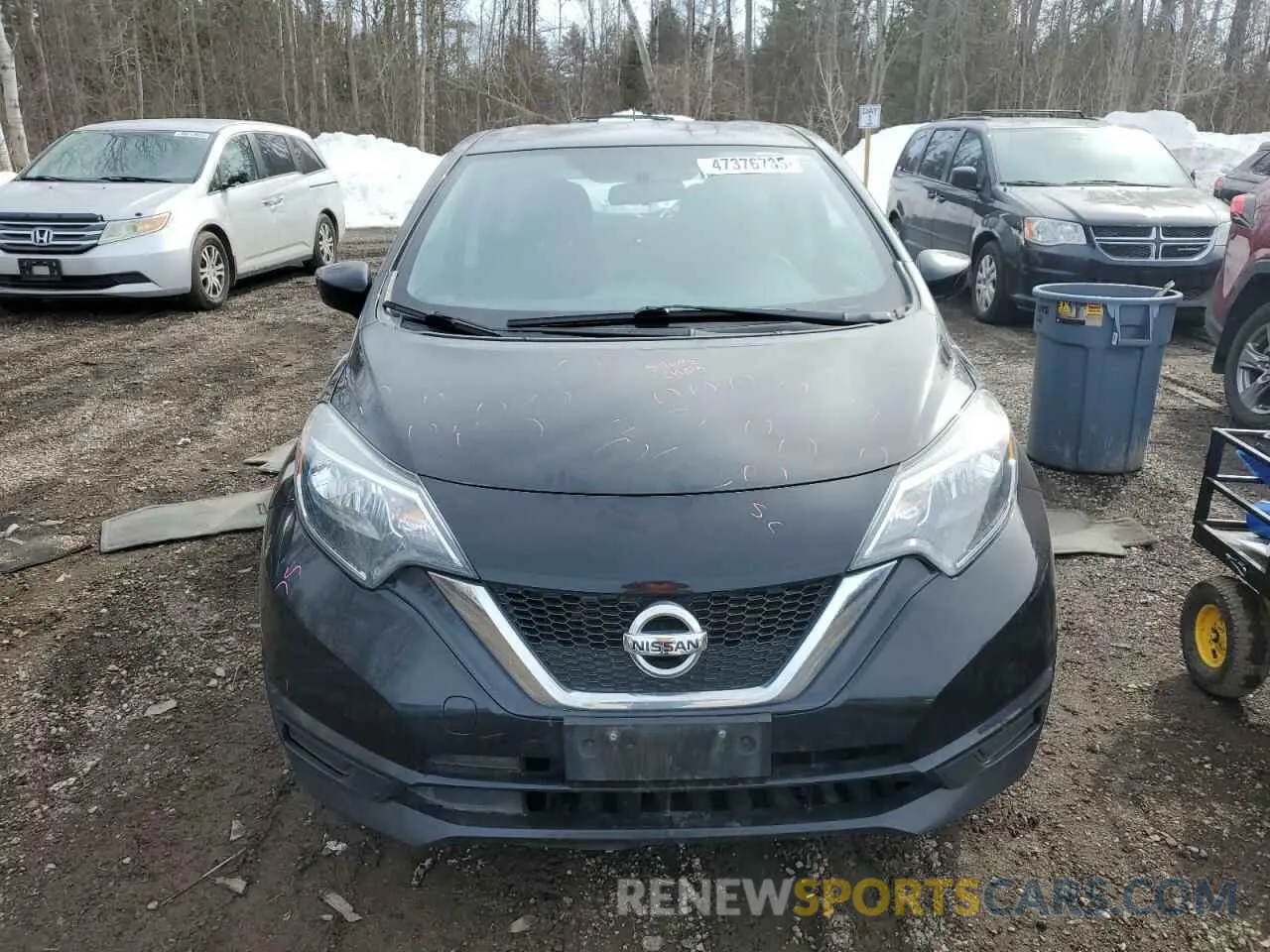 5 fotografías del automóvil dañado 3N1CE2CP3KL359838 NISSAN VERSA 2019