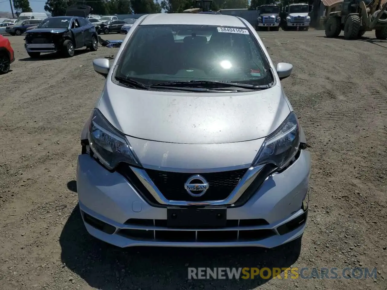 5 fotografías del automóvil dañado 3N1CE2CP5KL357640 NISSAN VERSA 2019