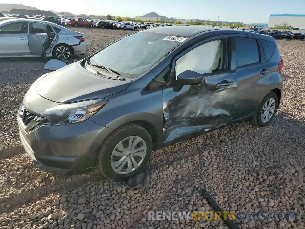 1 fotografías del automóvil dañado 3N1CE2CPXKL360906 NISSAN VERSA 2019