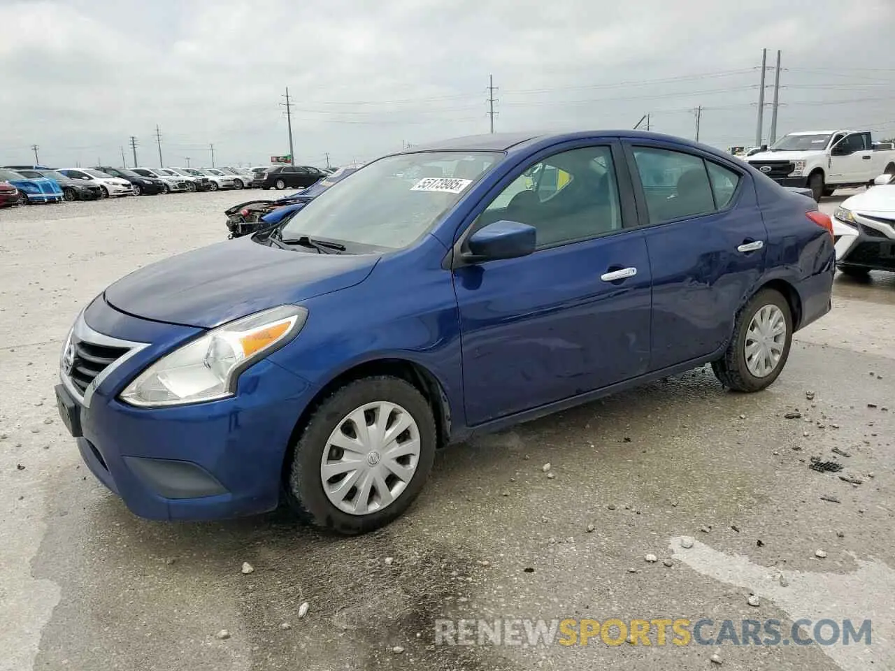 1 fotografías del automóvil dañado 3N1CN7AP0KL802009 NISSAN VERSA 2019