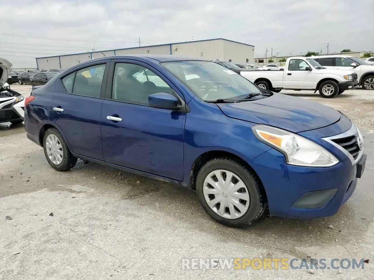 4 fotografías del automóvil dañado 3N1CN7AP0KL802009 NISSAN VERSA 2019