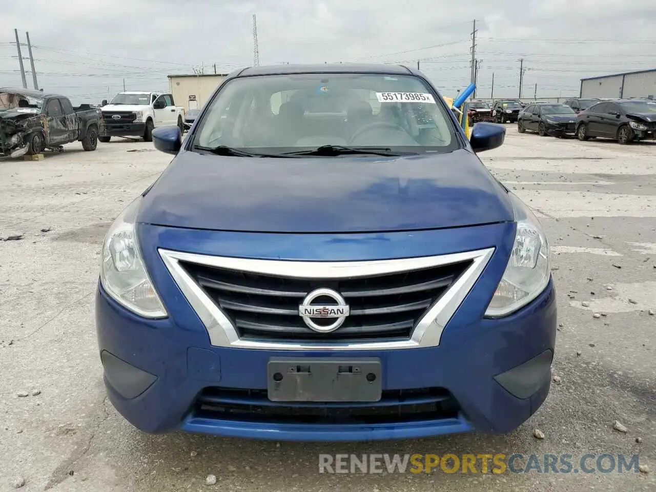 5 fotografías del automóvil dañado 3N1CN7AP0KL802009 NISSAN VERSA 2019