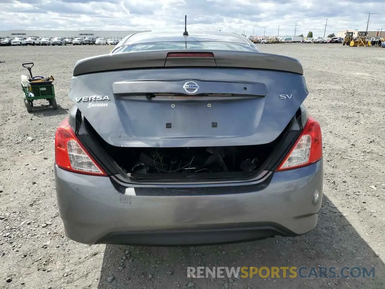 6 fotografías del automóvil dañado 3N1CN7AP0KL815147 NISSAN VERSA 2019