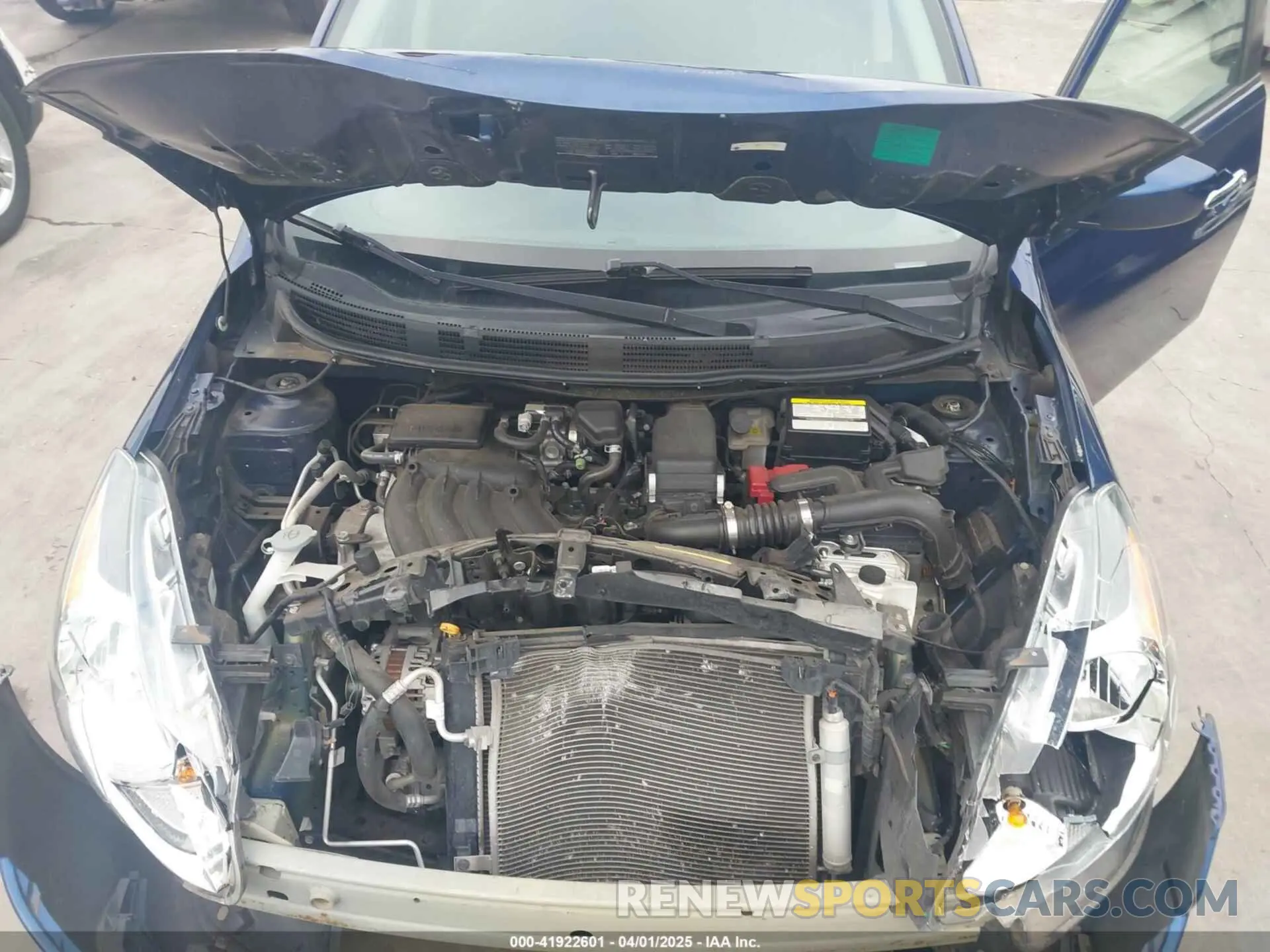 10 fotografías del automóvil dañado 3N1CN7AP0KL827024 NISSAN VERSA 2019