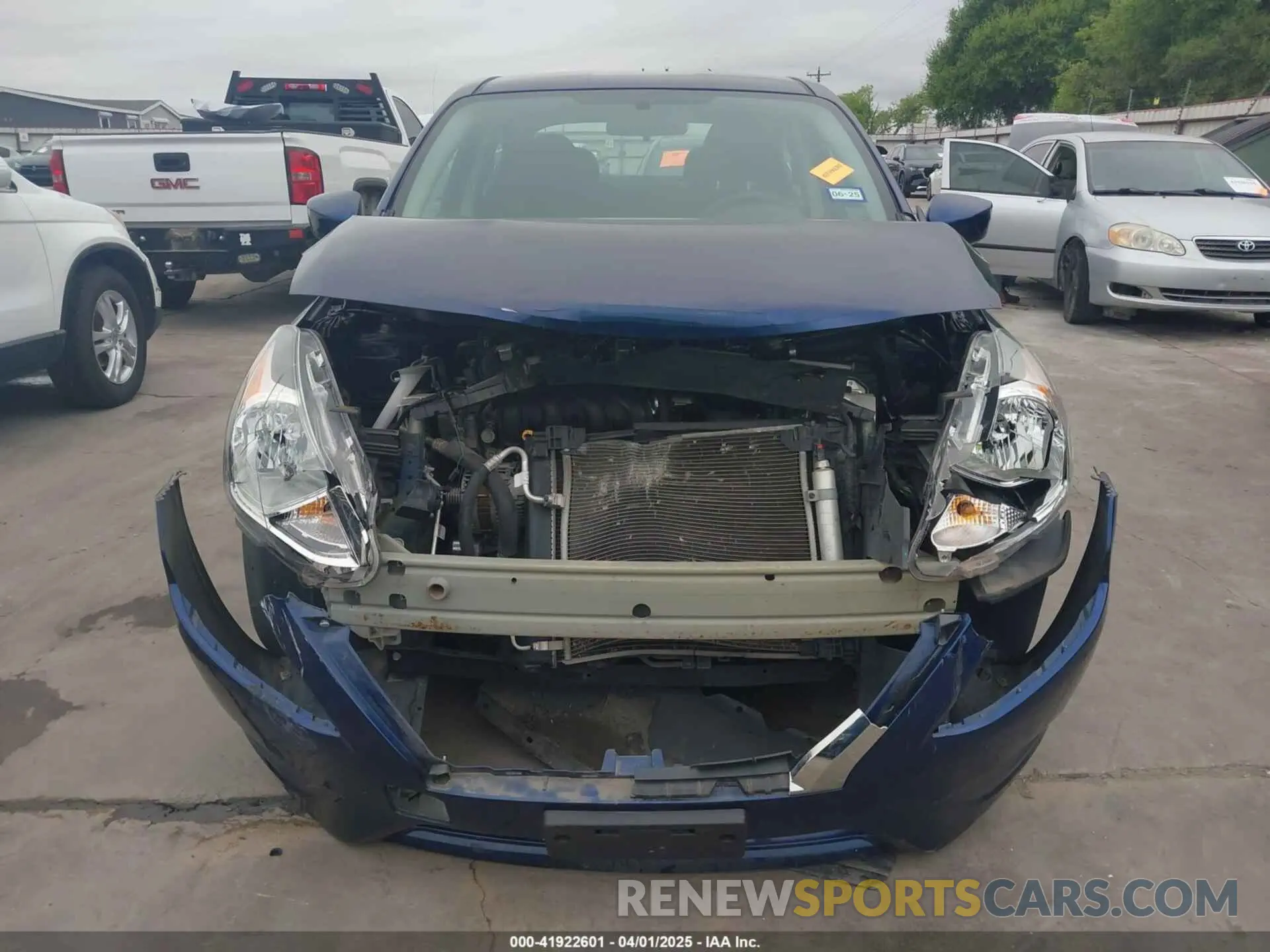 6 fotografías del automóvil dañado 3N1CN7AP0KL827024 NISSAN VERSA 2019