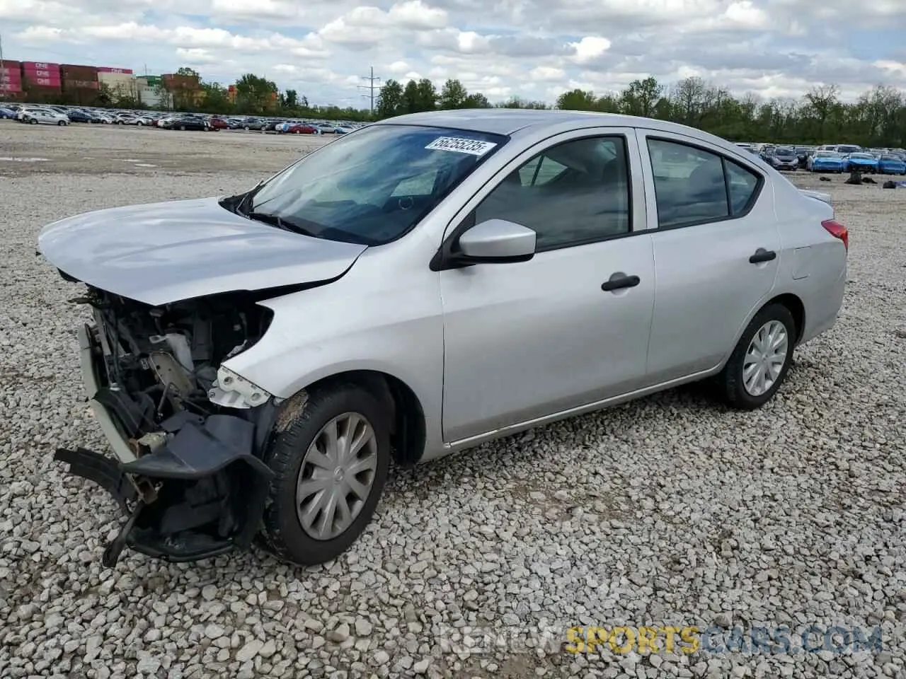 1 fotografías del automóvil dañado 3N1CN7AP0KL830506 NISSAN VERSA 2019