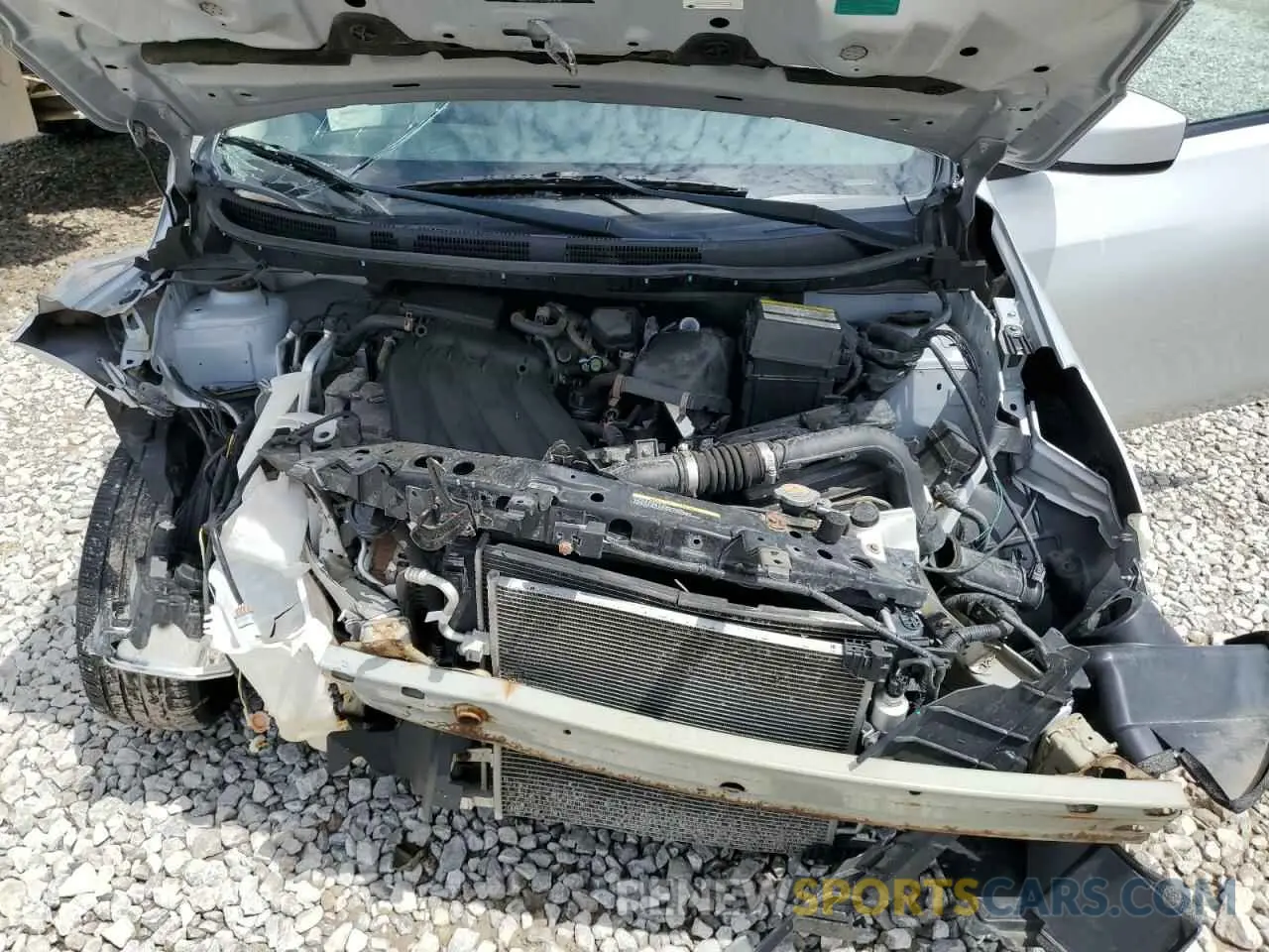 11 fotografías del automóvil dañado 3N1CN7AP0KL830506 NISSAN VERSA 2019