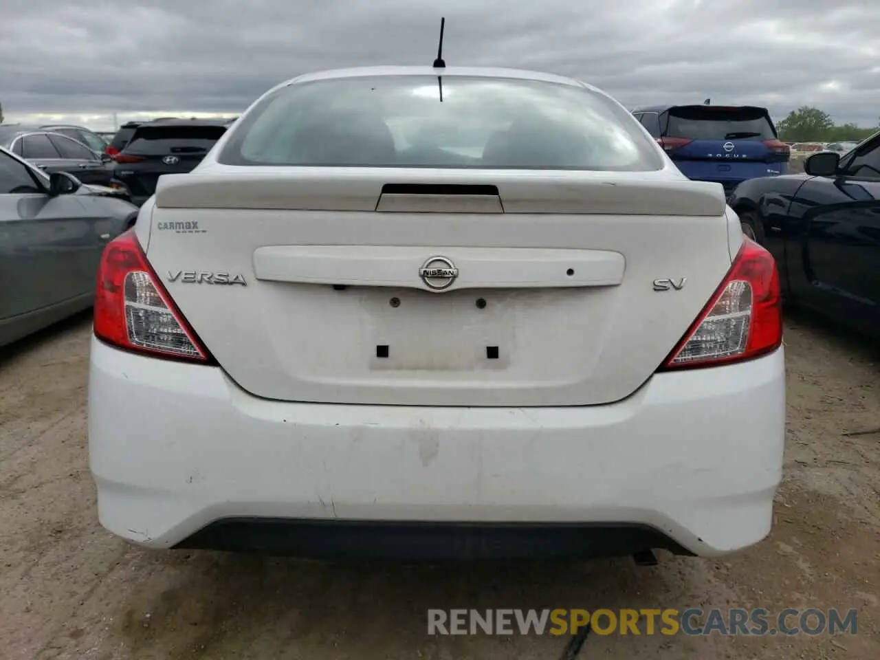 6 fotografías del automóvil dañado 3N1CN7AP0KL841859 NISSAN VERSA 2019