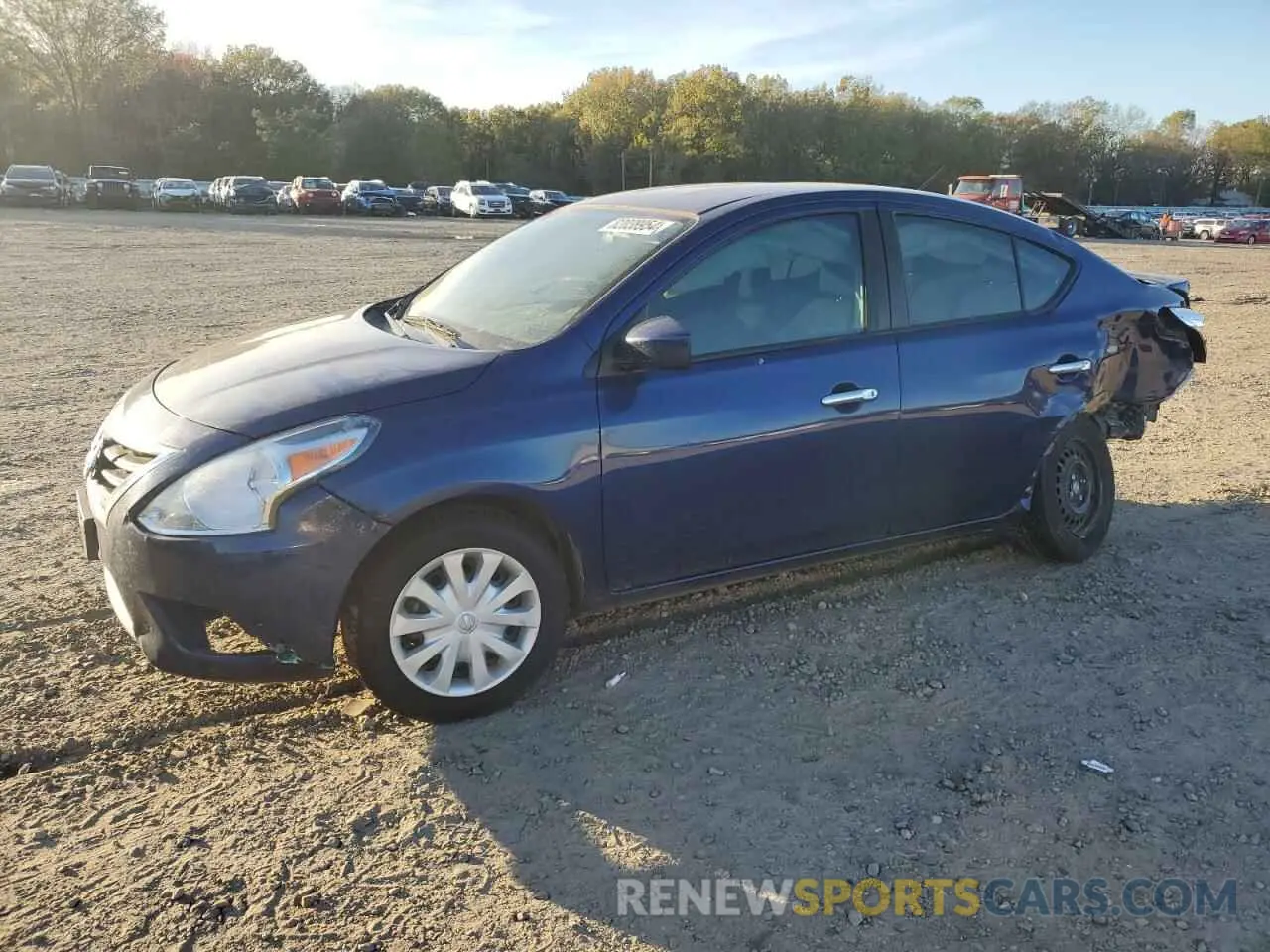 1 fotografías del automóvil dañado 3N1CN7AP0KL841988 NISSAN VERSA 2019