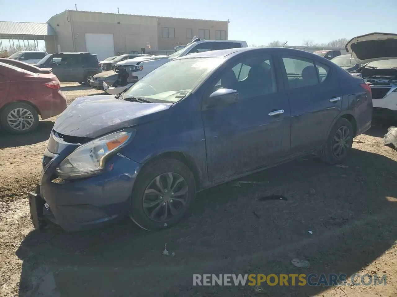 1 fotografías del automóvil dañado 3N1CN7AP0KL862291 NISSAN VERSA 2019