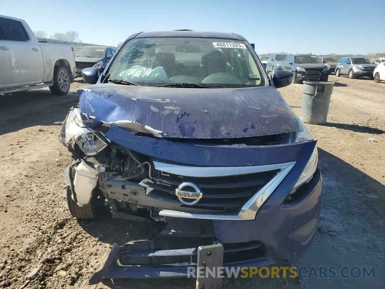 5 fotografías del automóvil dañado 3N1CN7AP0KL862291 NISSAN VERSA 2019