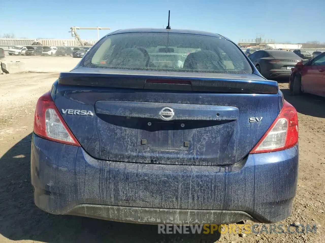 6 fotografías del automóvil dañado 3N1CN7AP0KL862291 NISSAN VERSA 2019