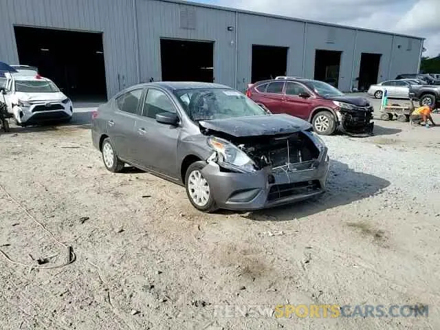 10 fotografías del automóvil dañado 3N1CN7AP1KL819742 NISSAN VERSA 2019