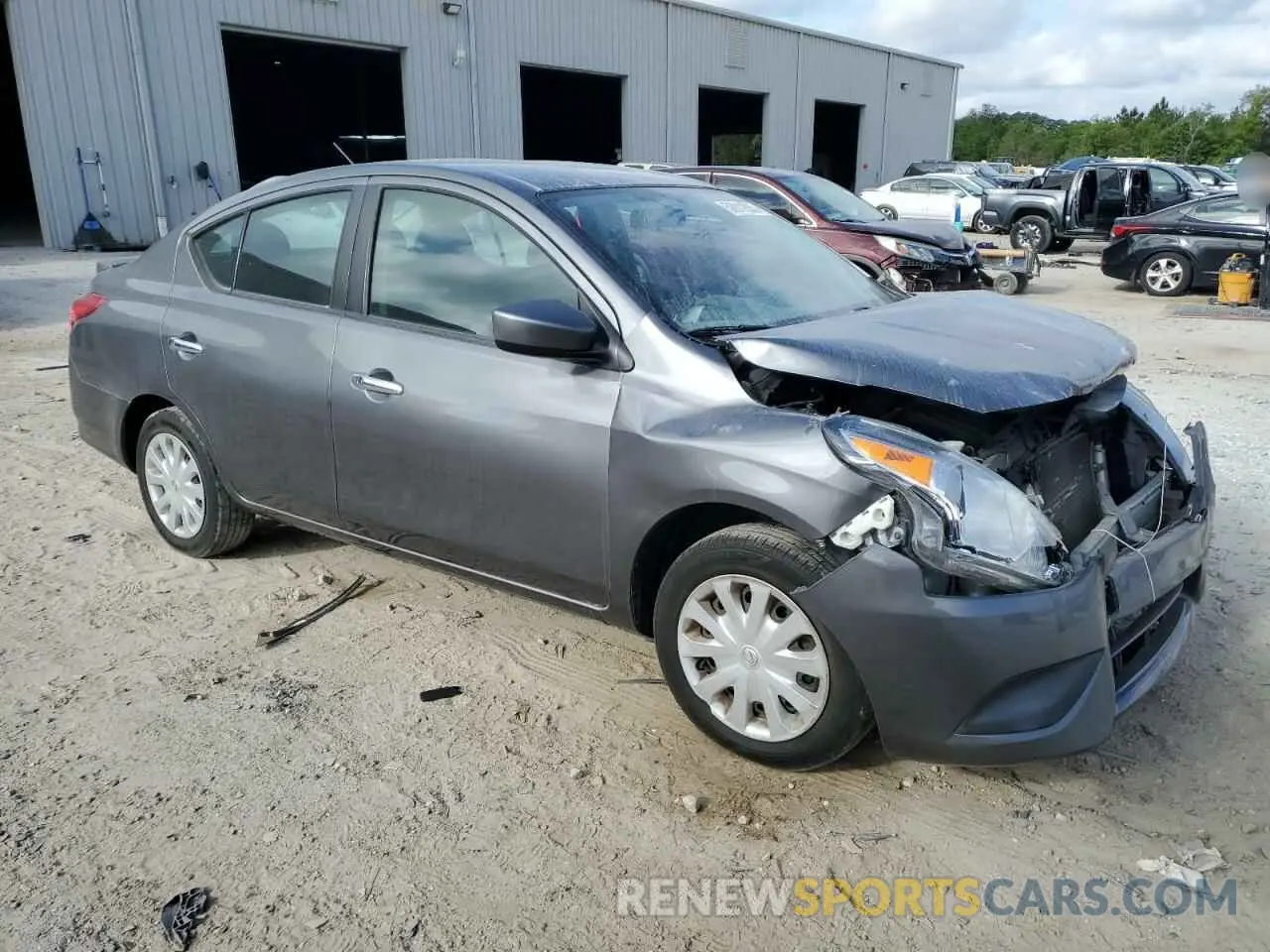 4 fotografías del automóvil dañado 3N1CN7AP1KL819742 NISSAN VERSA 2019