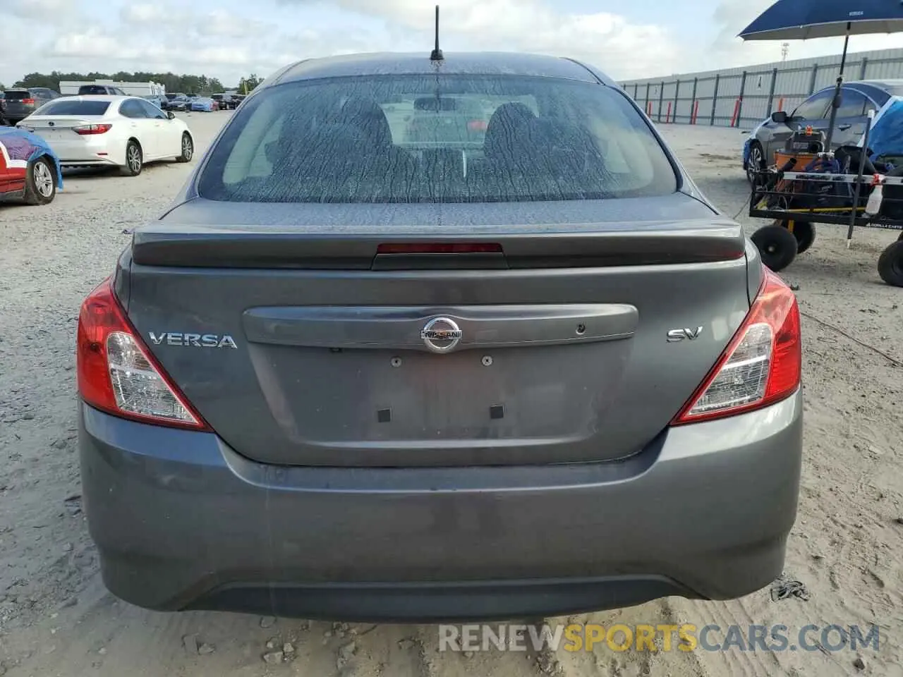 6 fotografías del automóvil dañado 3N1CN7AP1KL819742 NISSAN VERSA 2019