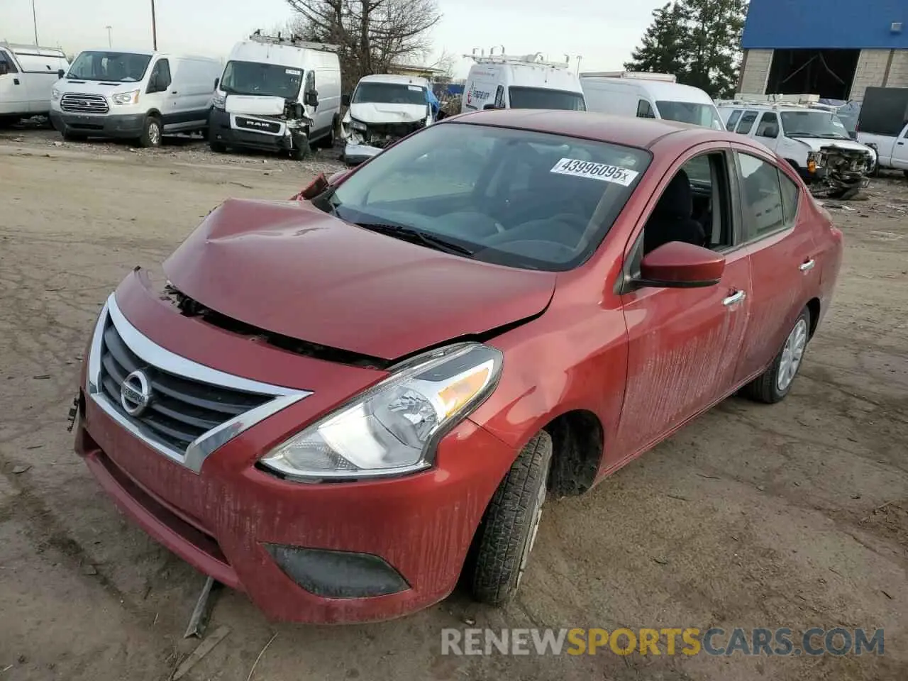 1 fotografías del automóvil dañado 3N1CN7AP1KL827811 NISSAN VERSA 2019