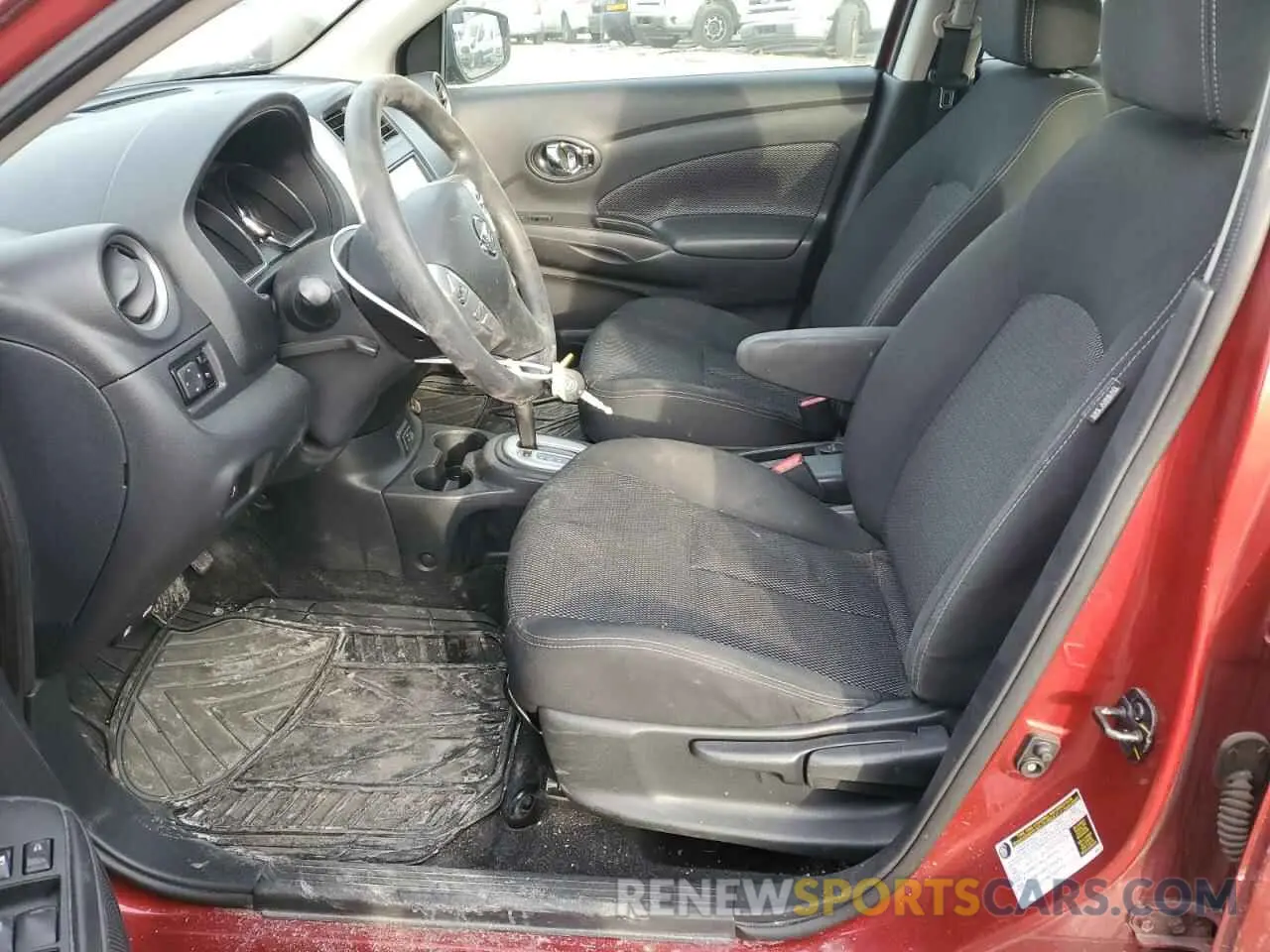 7 fotografías del automóvil dañado 3N1CN7AP1KL827811 NISSAN VERSA 2019