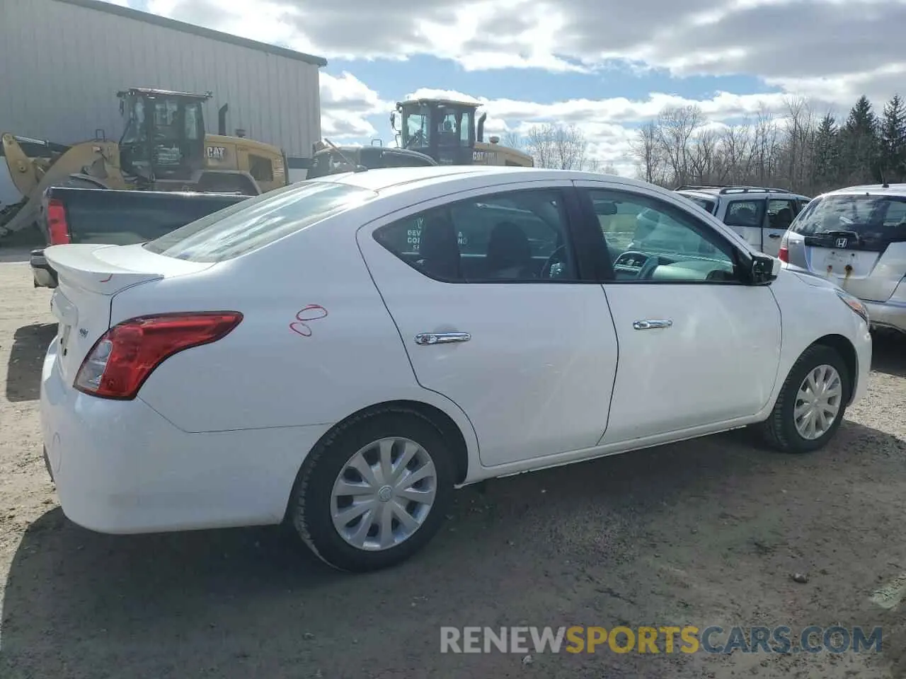 3 fotografías del automóvil dañado 3N1CN7AP1KL841658 NISSAN VERSA 2019