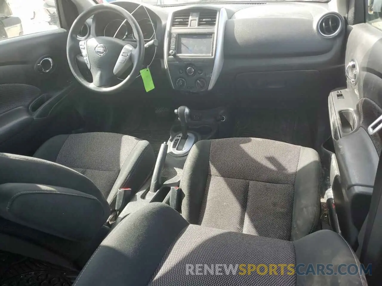 8 fotografías del automóvil dañado 3N1CN7AP1KL841658 NISSAN VERSA 2019
