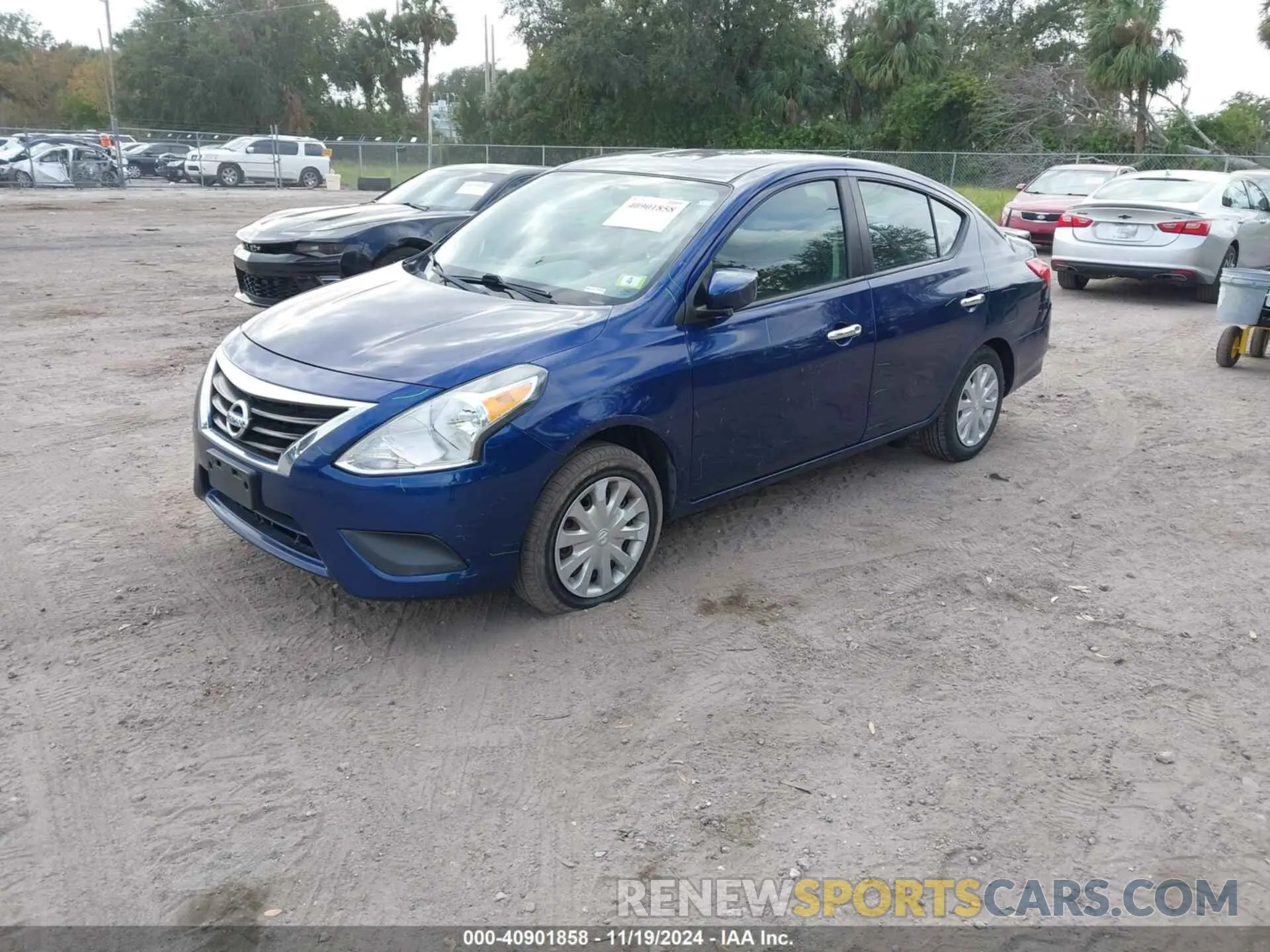 2 fotografías del automóvil dañado 3N1CN7AP1KL842177 NISSAN VERSA 2019