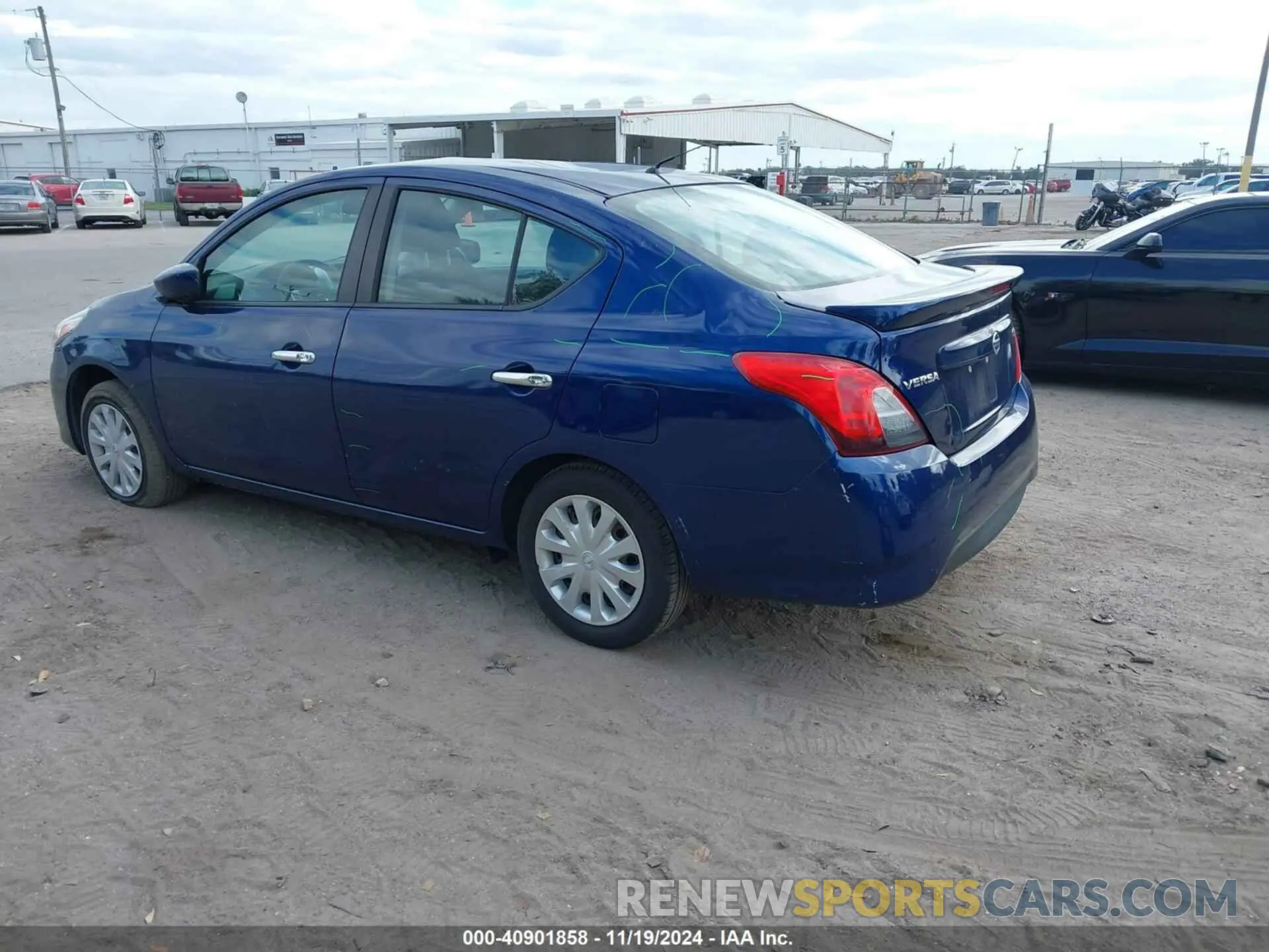 3 fotografías del automóvil dañado 3N1CN7AP1KL842177 NISSAN VERSA 2019