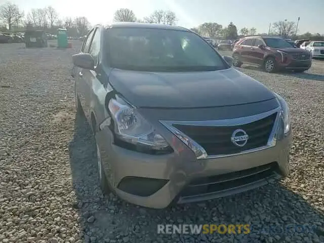 10 fotografías del automóvil dañado 3N1CN7AP1KL845676 NISSAN VERSA 2019