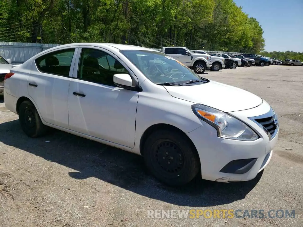 4 fotografías del automóvil dañado 3N1CN7AP1KL865622 NISSAN VERSA 2019