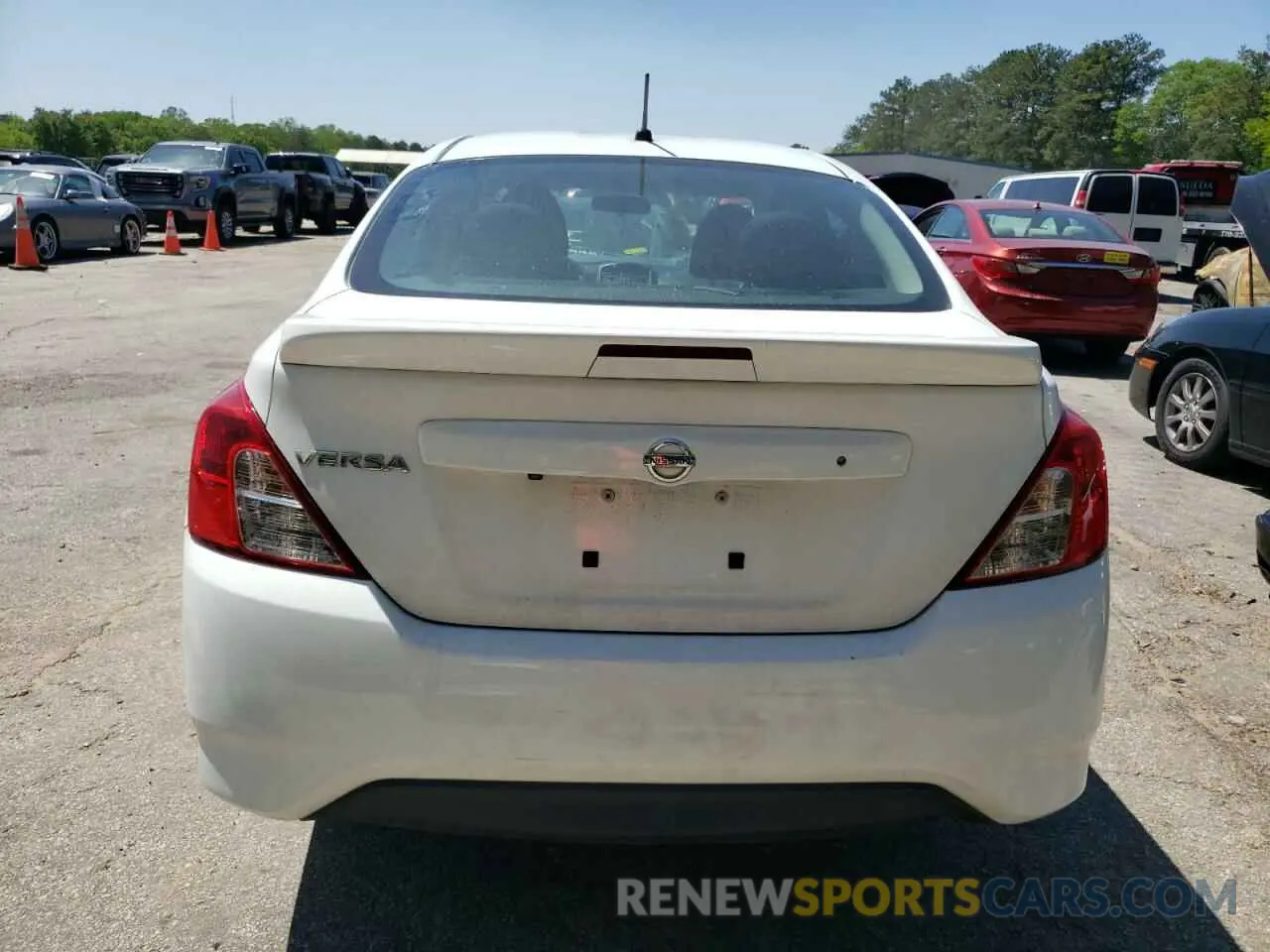 6 fotografías del automóvil dañado 3N1CN7AP1KL865622 NISSAN VERSA 2019
