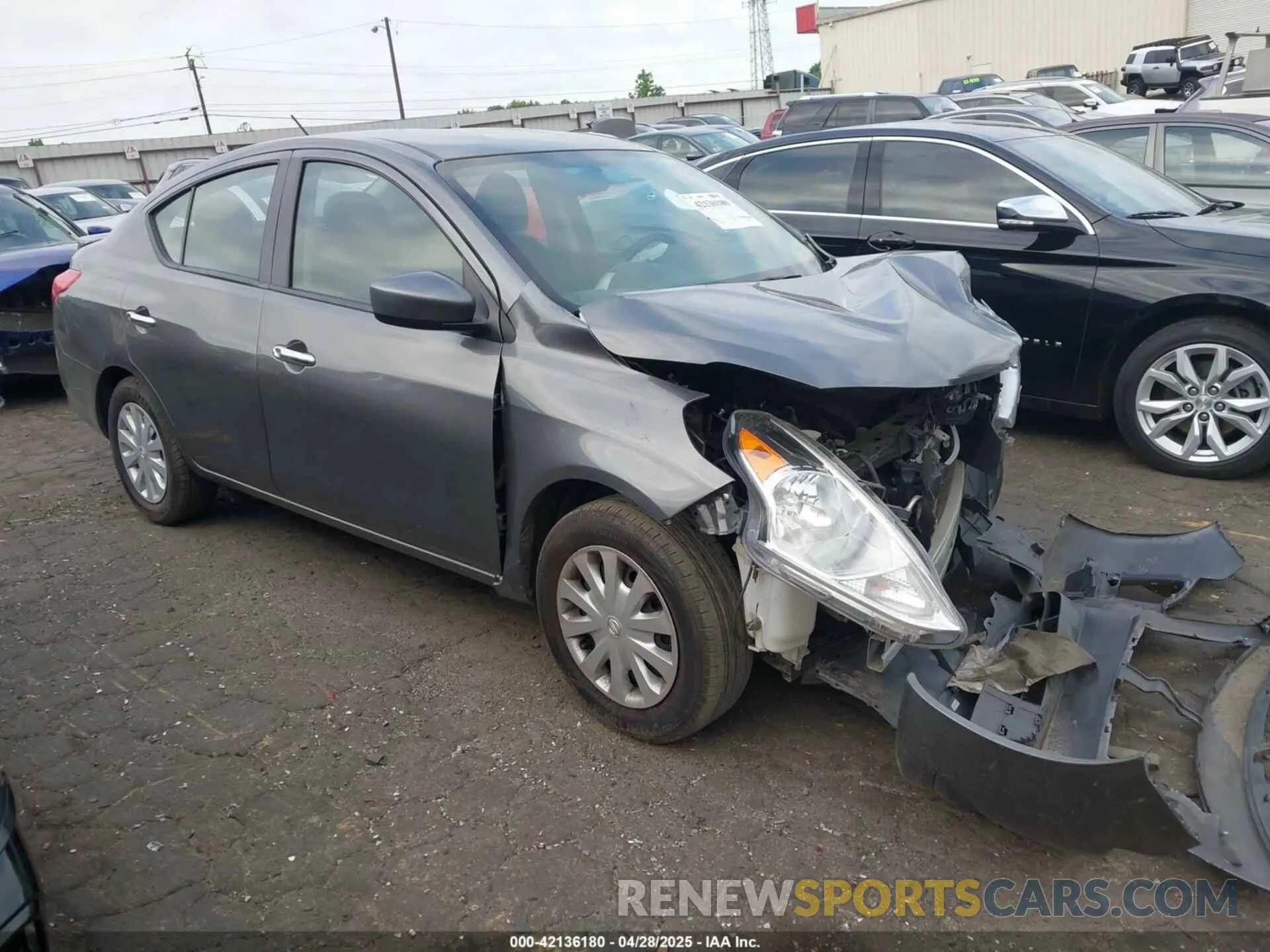1 fotografías del automóvil dañado 3N1CN7AP1KL869816 NISSAN VERSA 2019