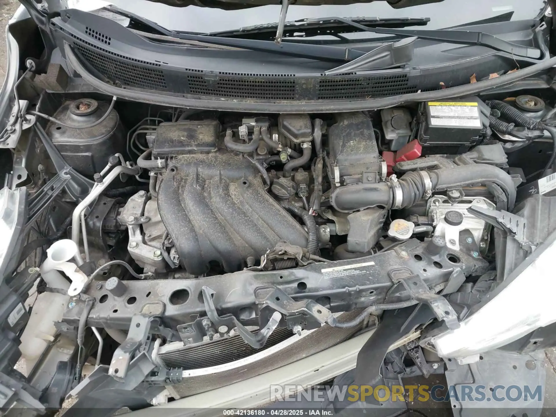 10 fotografías del automóvil dañado 3N1CN7AP1KL869816 NISSAN VERSA 2019