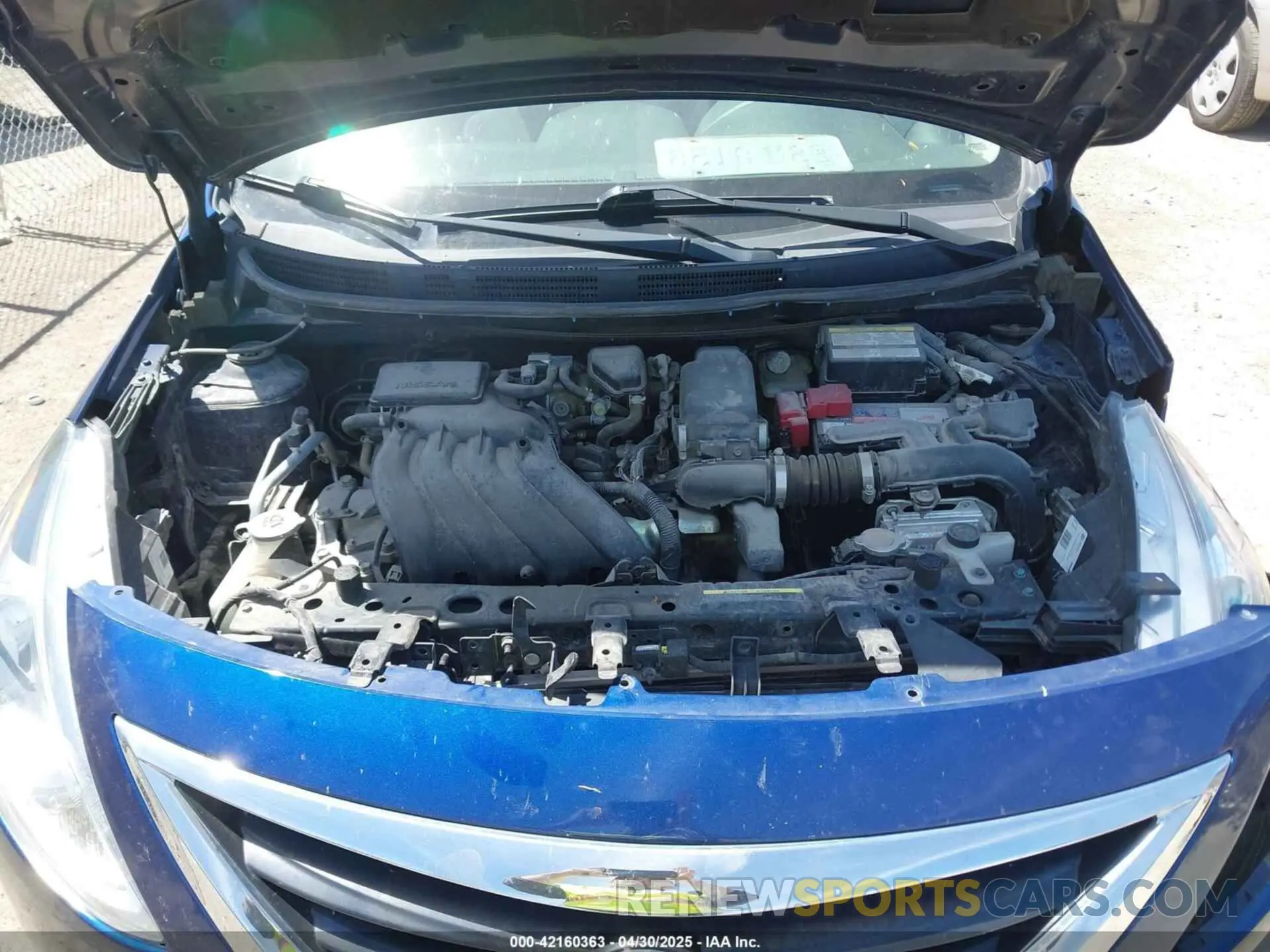 10 fotografías del automóvil dañado 3N1CN7AP1KL871484 NISSAN VERSA 2019
