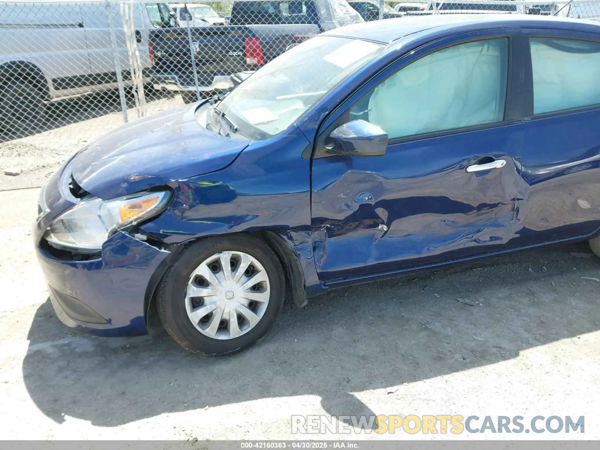 6 fotografías del automóvil dañado 3N1CN7AP1KL871484 NISSAN VERSA 2019
