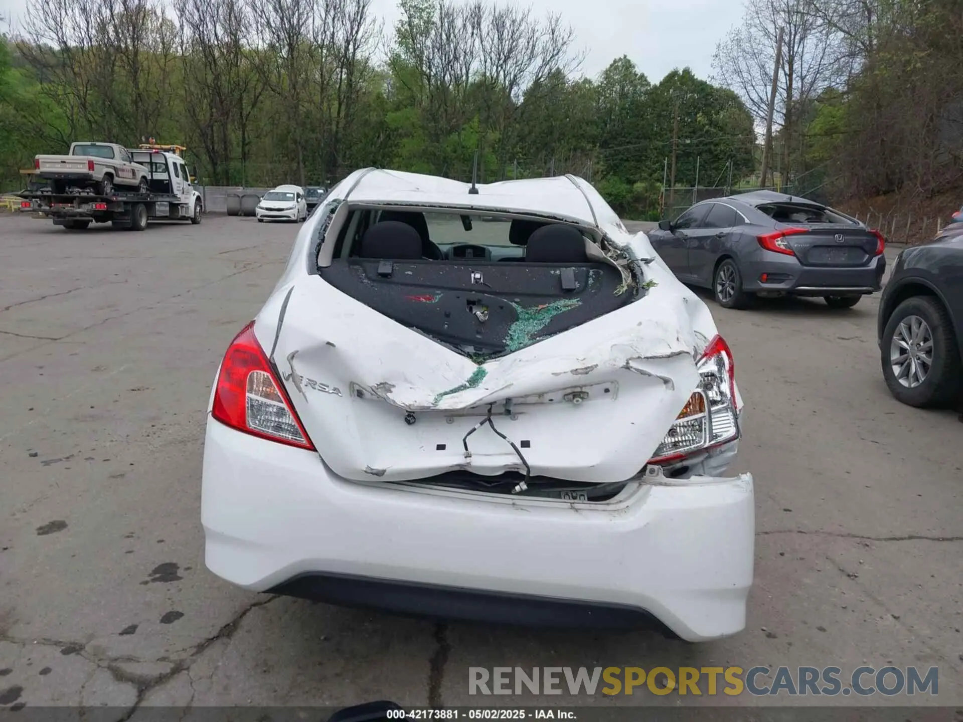 17 fotografías del automóvil dañado 3N1CN7AP2KL800164 NISSAN VERSA 2019