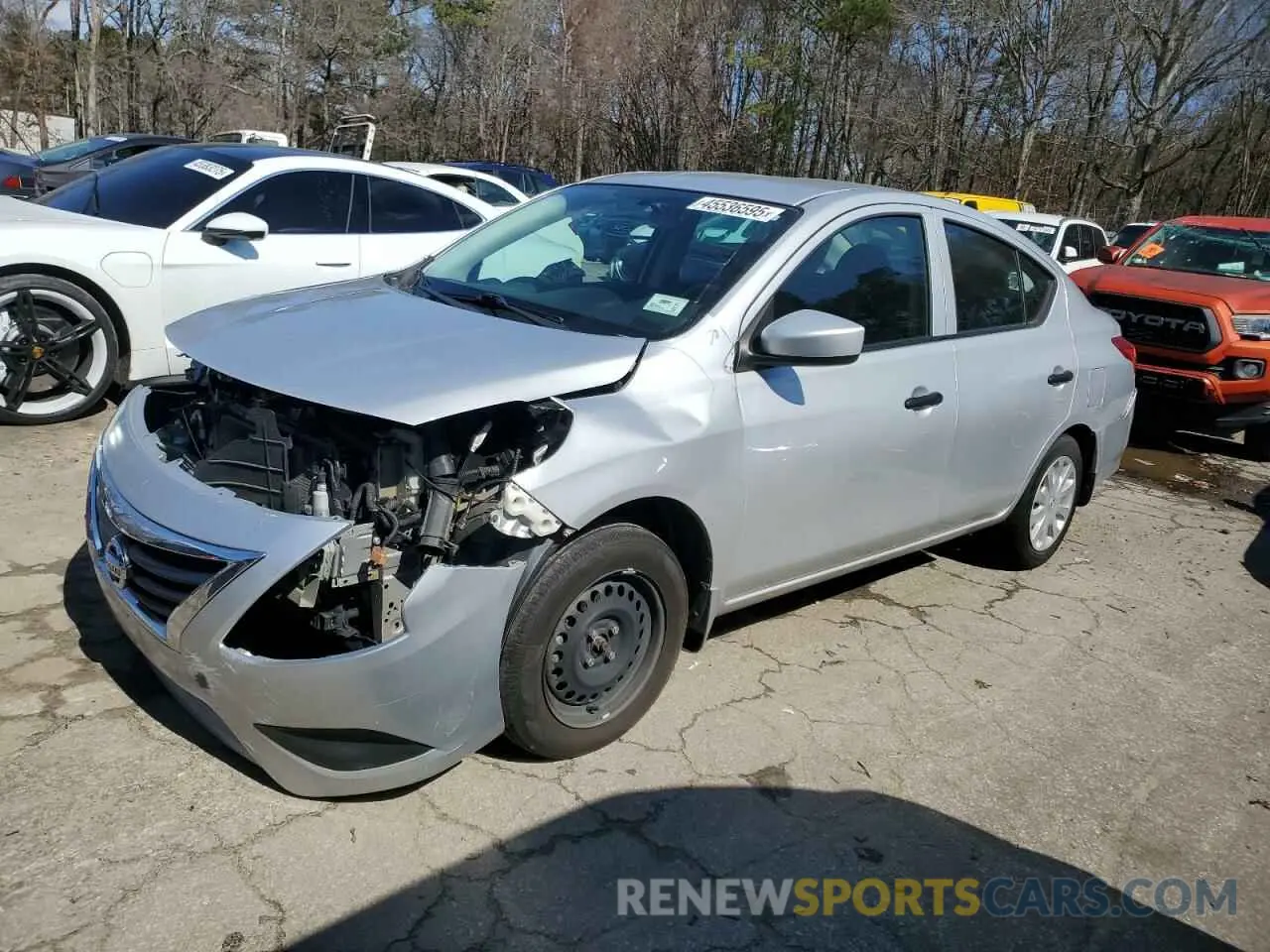 1 fotografías del automóvil dañado 3N1CN7AP2KL812895 NISSAN VERSA 2019