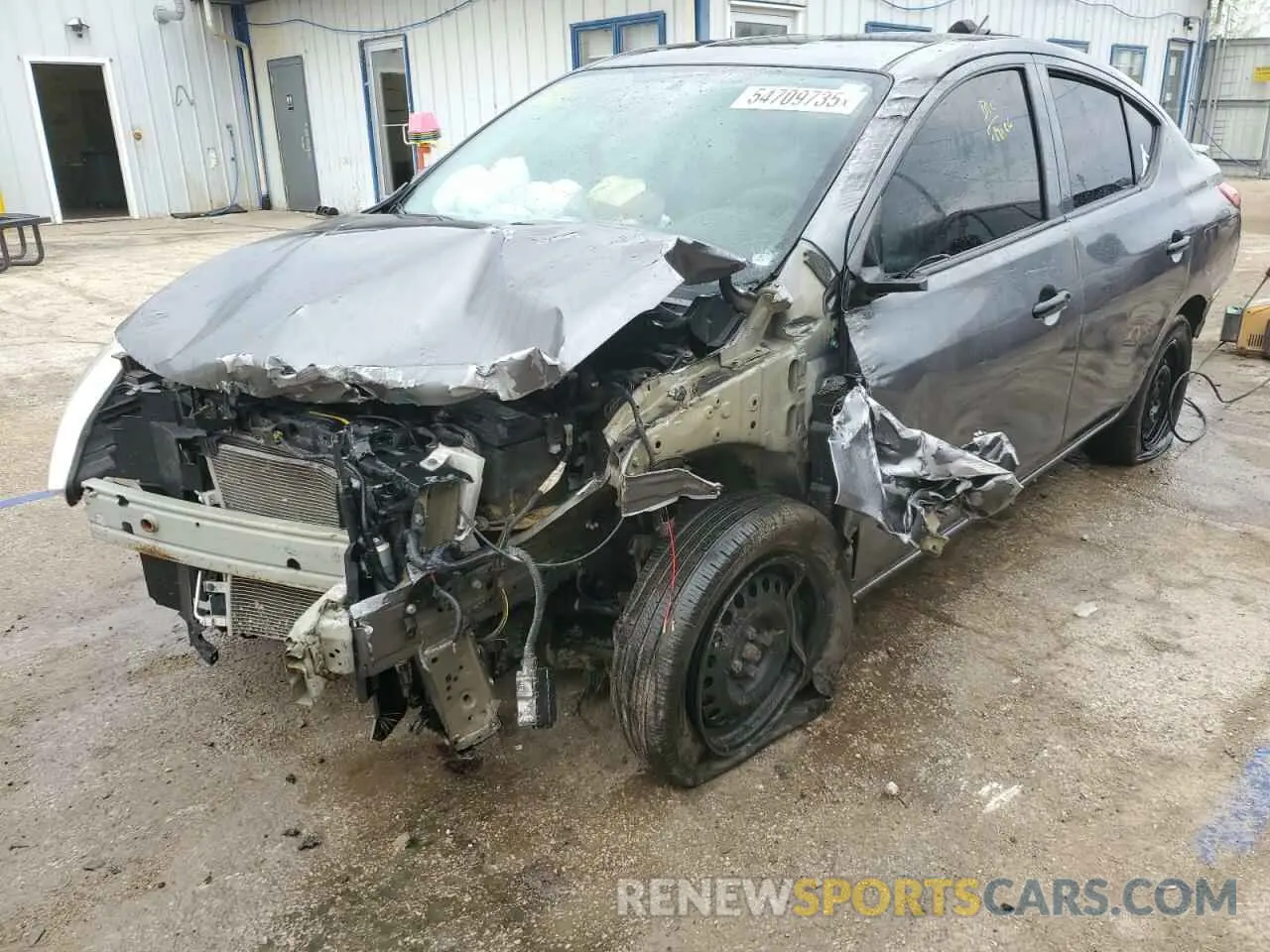 1 fotografías del automóvil dañado 3N1CN7AP2KL820026 NISSAN VERSA 2019