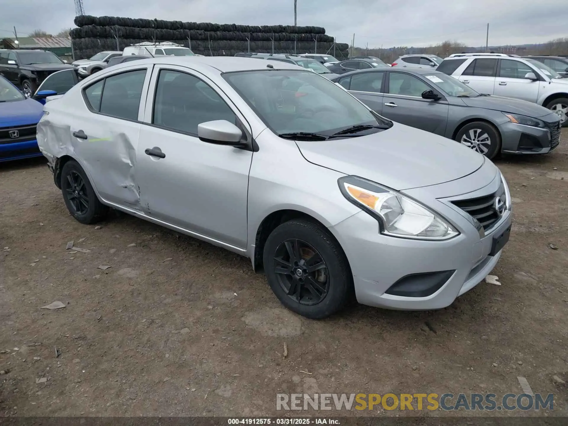 1 fotografías del automóvil dañado 3N1CN7AP2KL821435 NISSAN VERSA 2019