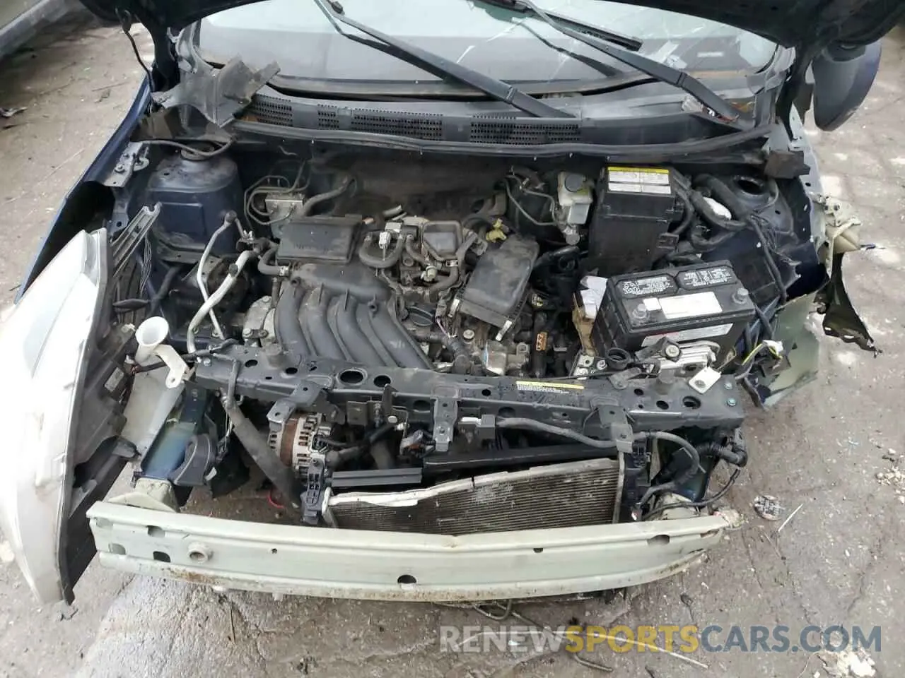 11 fotografías del automóvil dañado 3N1CN7AP2KL821502 NISSAN VERSA 2019