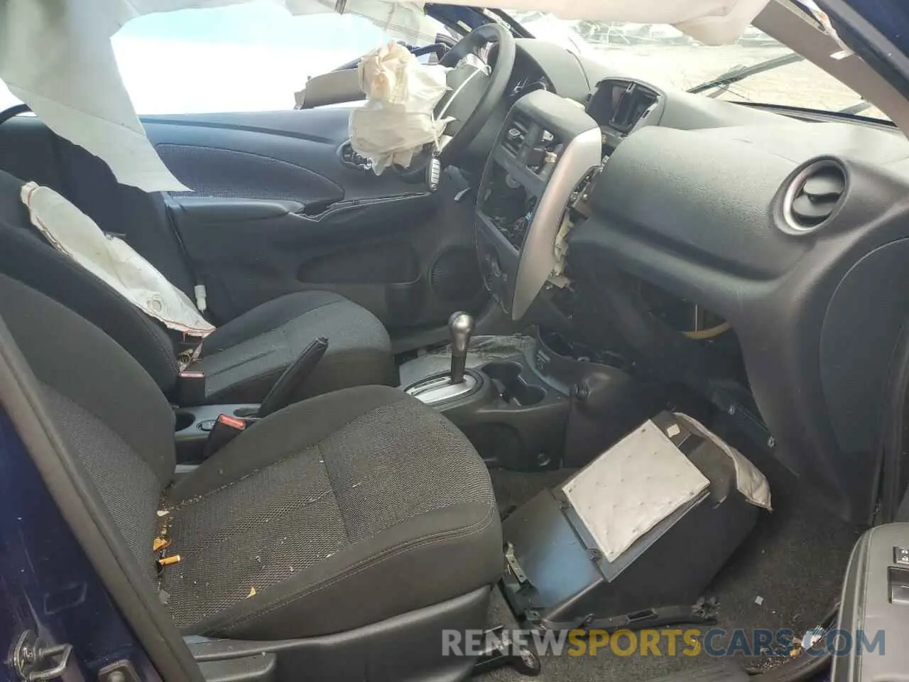 7 fotografías del automóvil dañado 3N1CN7AP2KL821502 NISSAN VERSA 2019