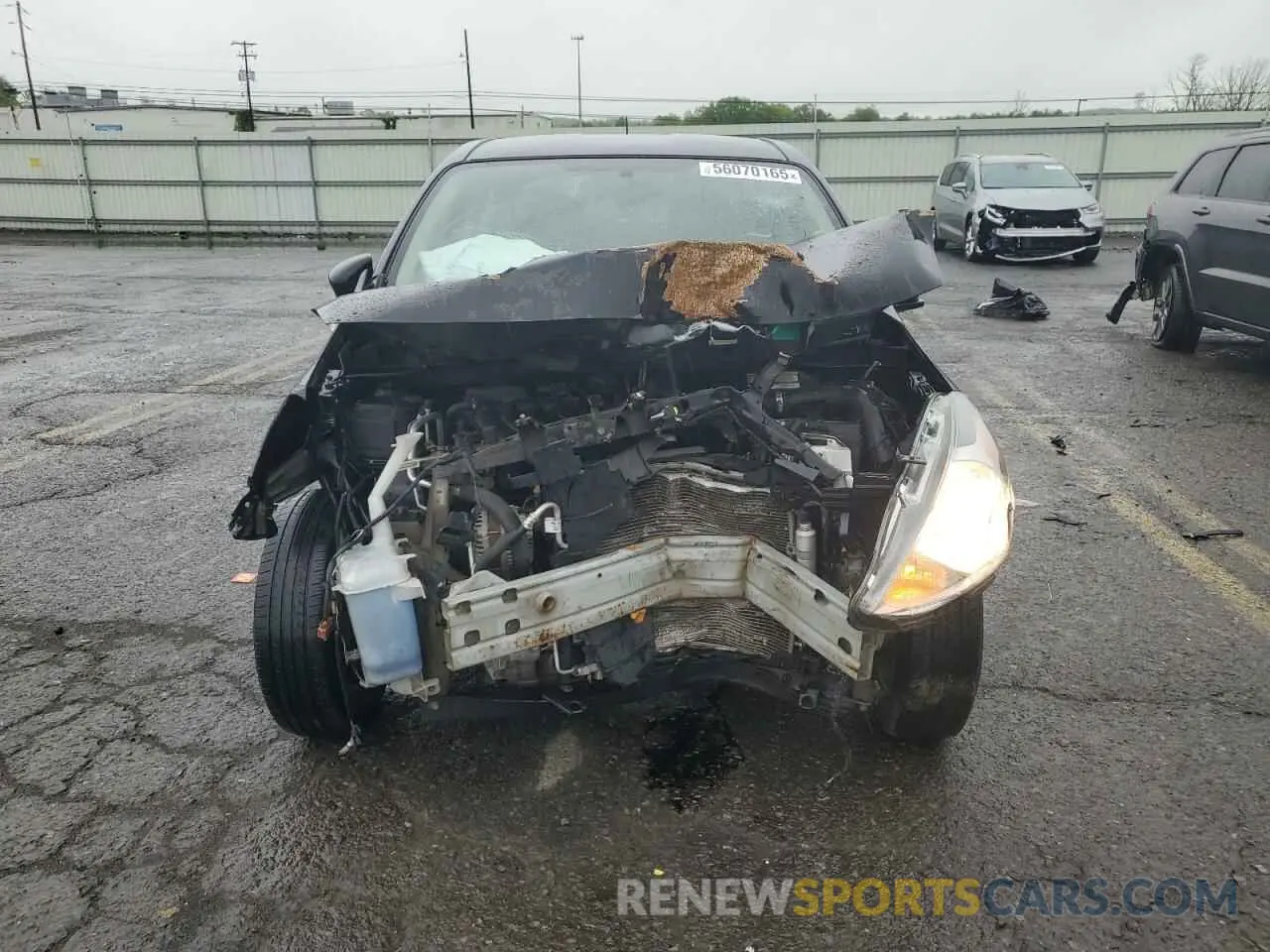 5 fotografías del automóvil dañado 3N1CN7AP2KL830541 NISSAN VERSA 2019